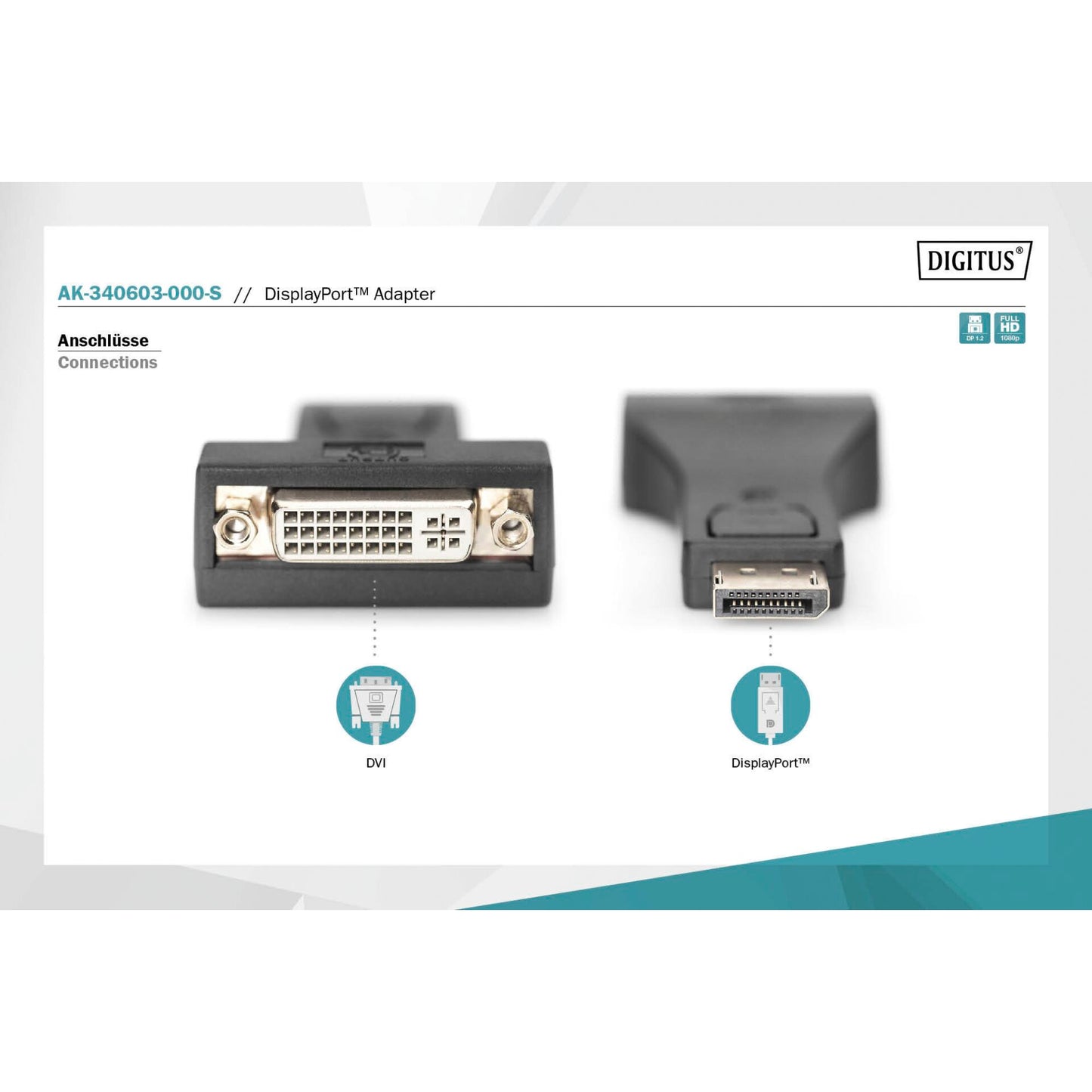 DIGITUS DisplayPort Adapter