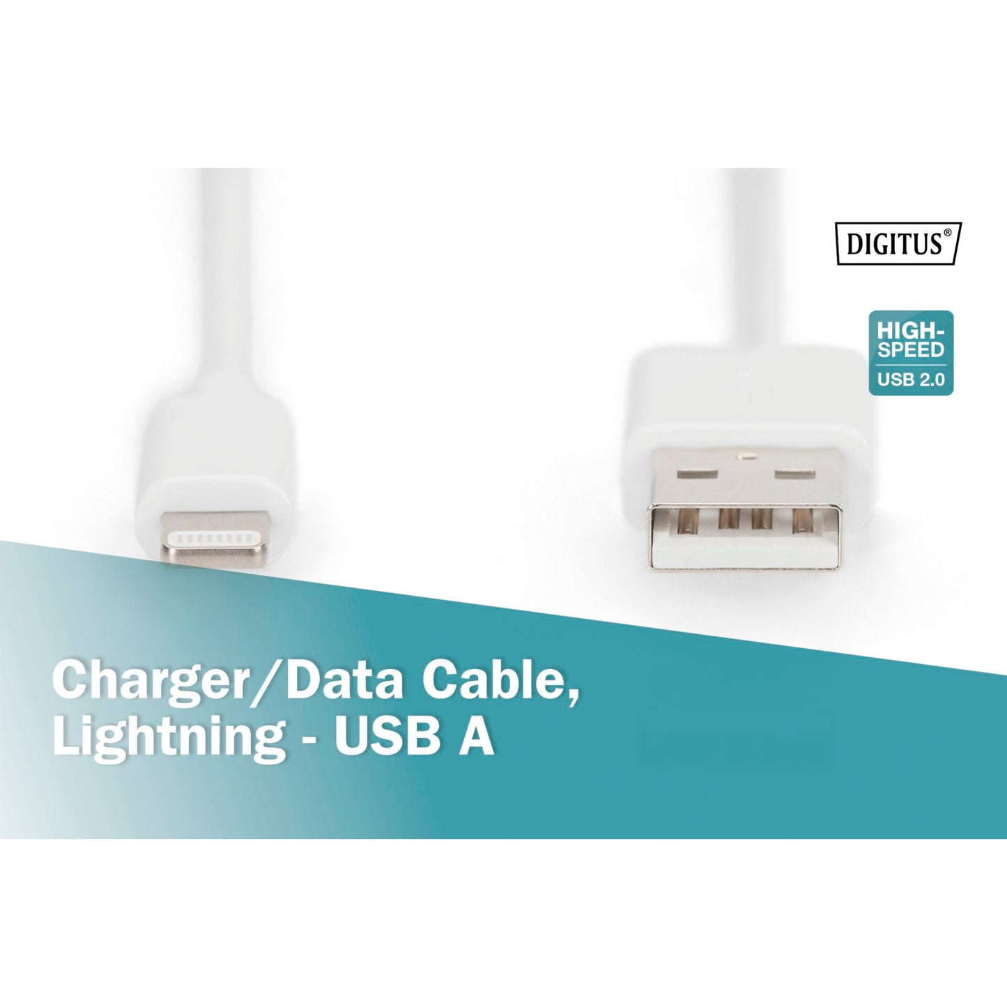 DIGITUS Lightning to USB A Data Cable MFI certified