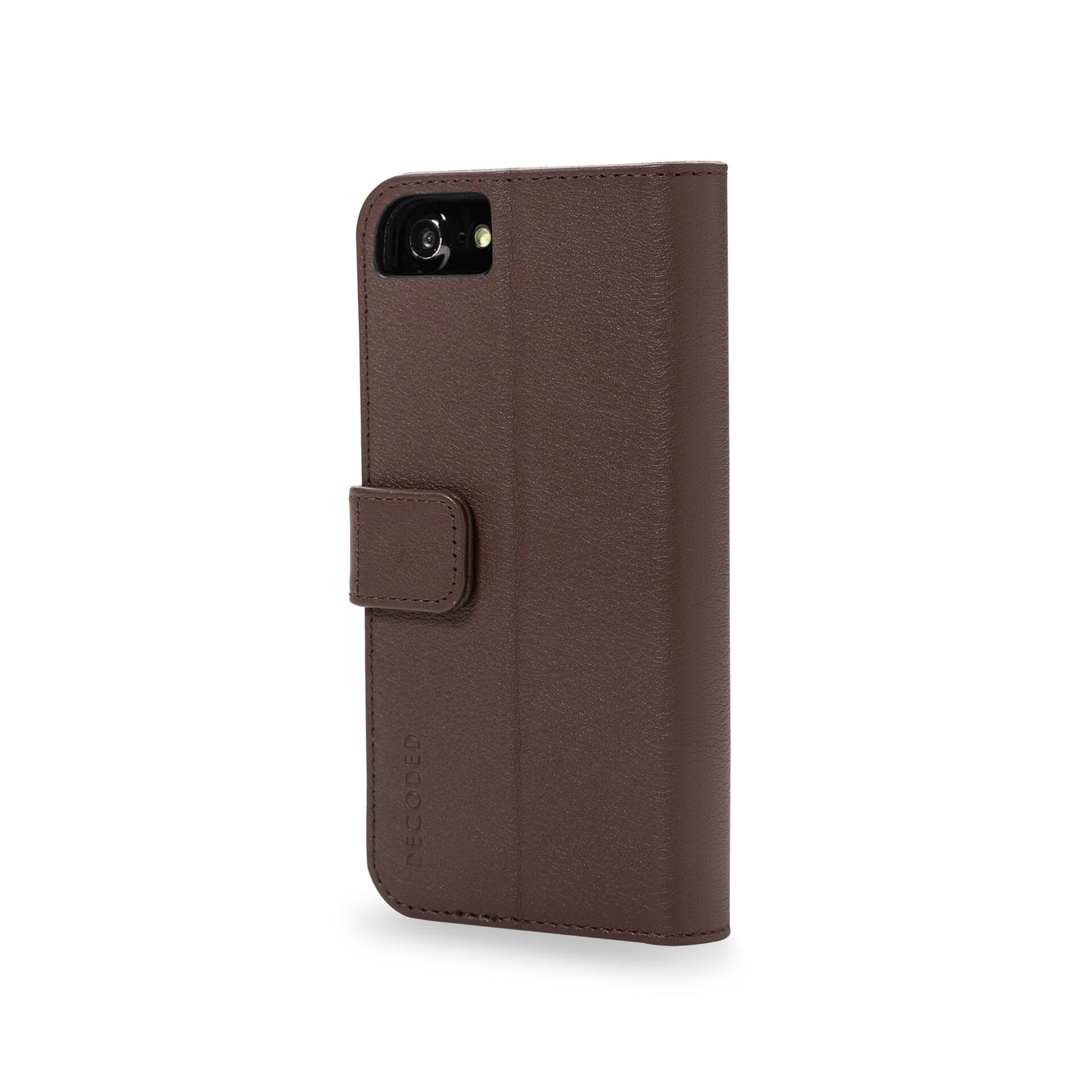 Decoded Leather Detachable Wallet iPhone SE3/SE2/8/7 Brown