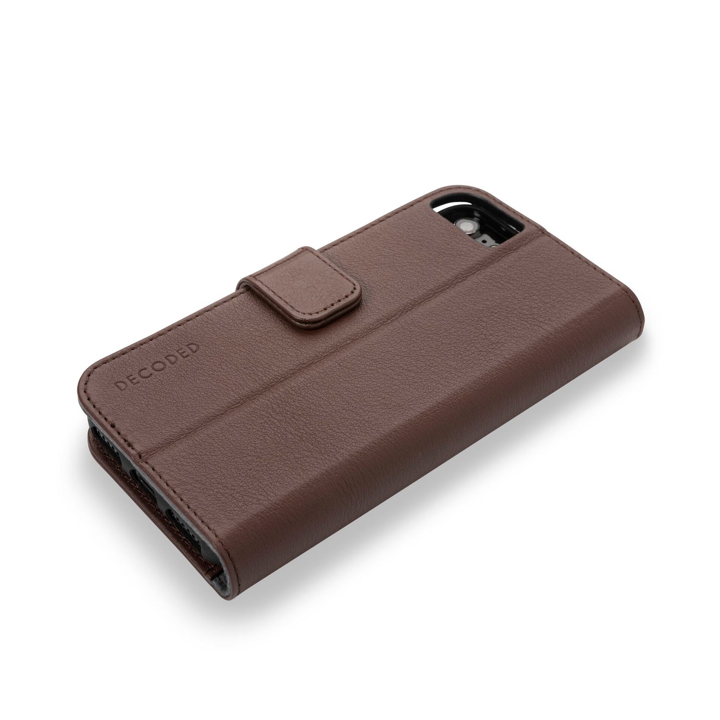 Decoded Leather Detachable Wallet iPhone SE3/SE2/8/7 Brown