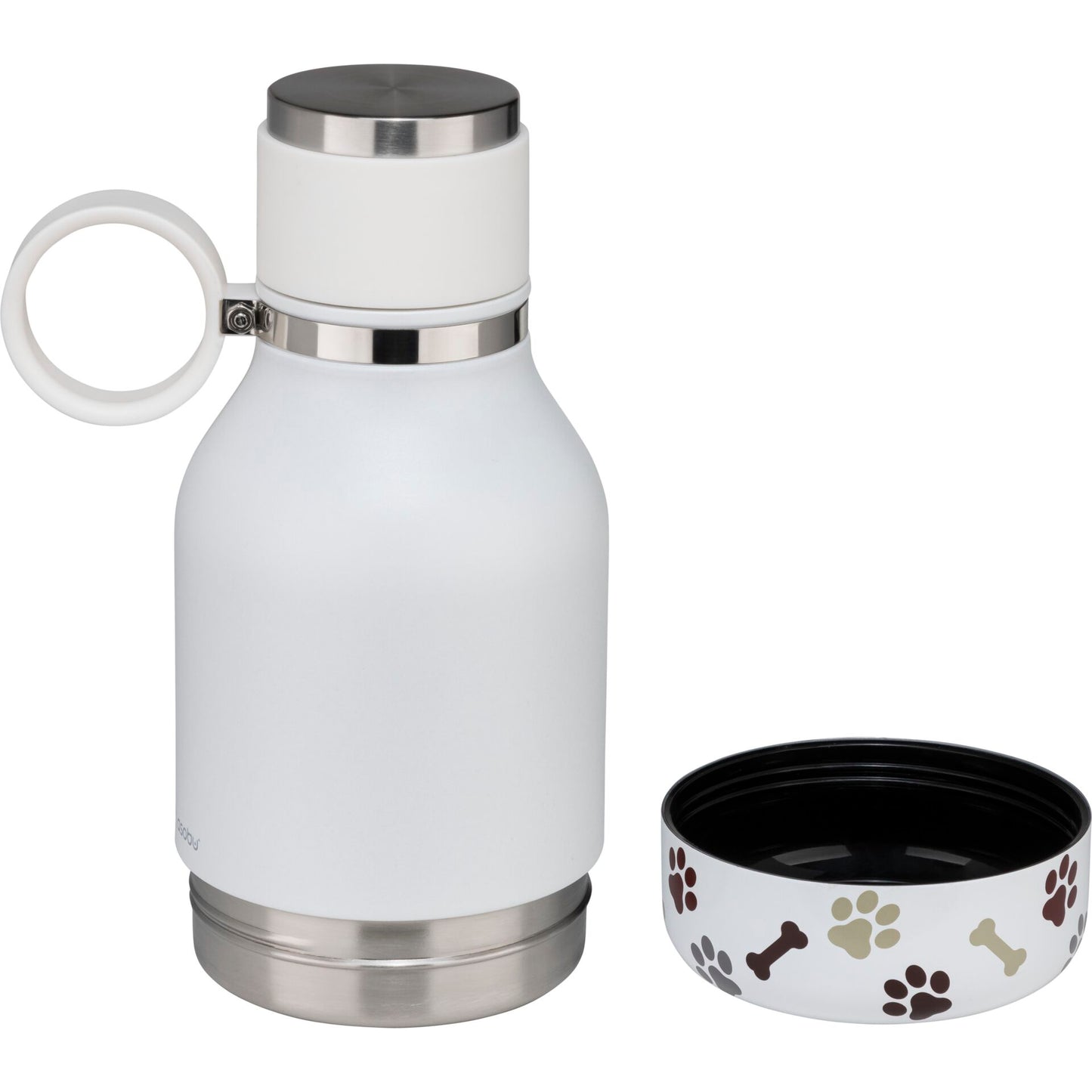 Asobu Dog Bowl Bottle White, 0.975 L