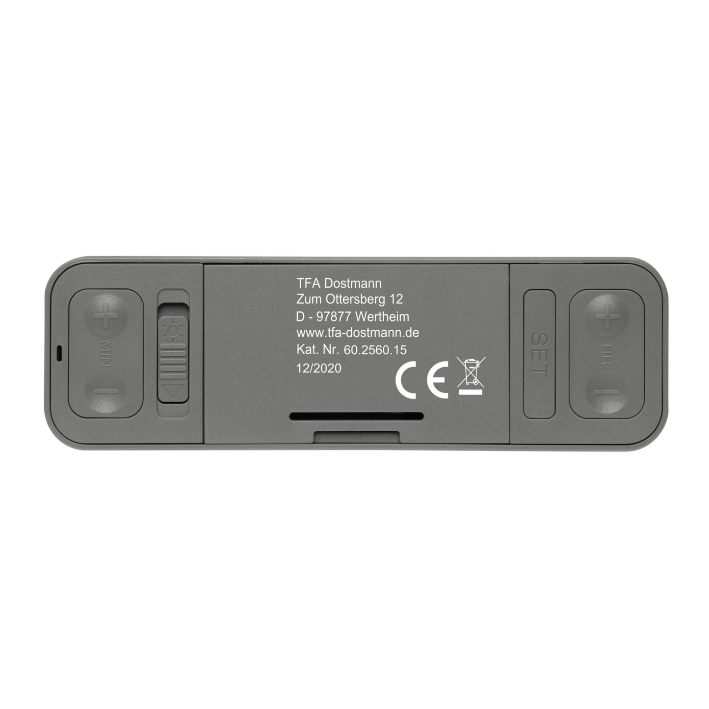 TFA 60.2560.15 TWIST grey Radio alarm clock