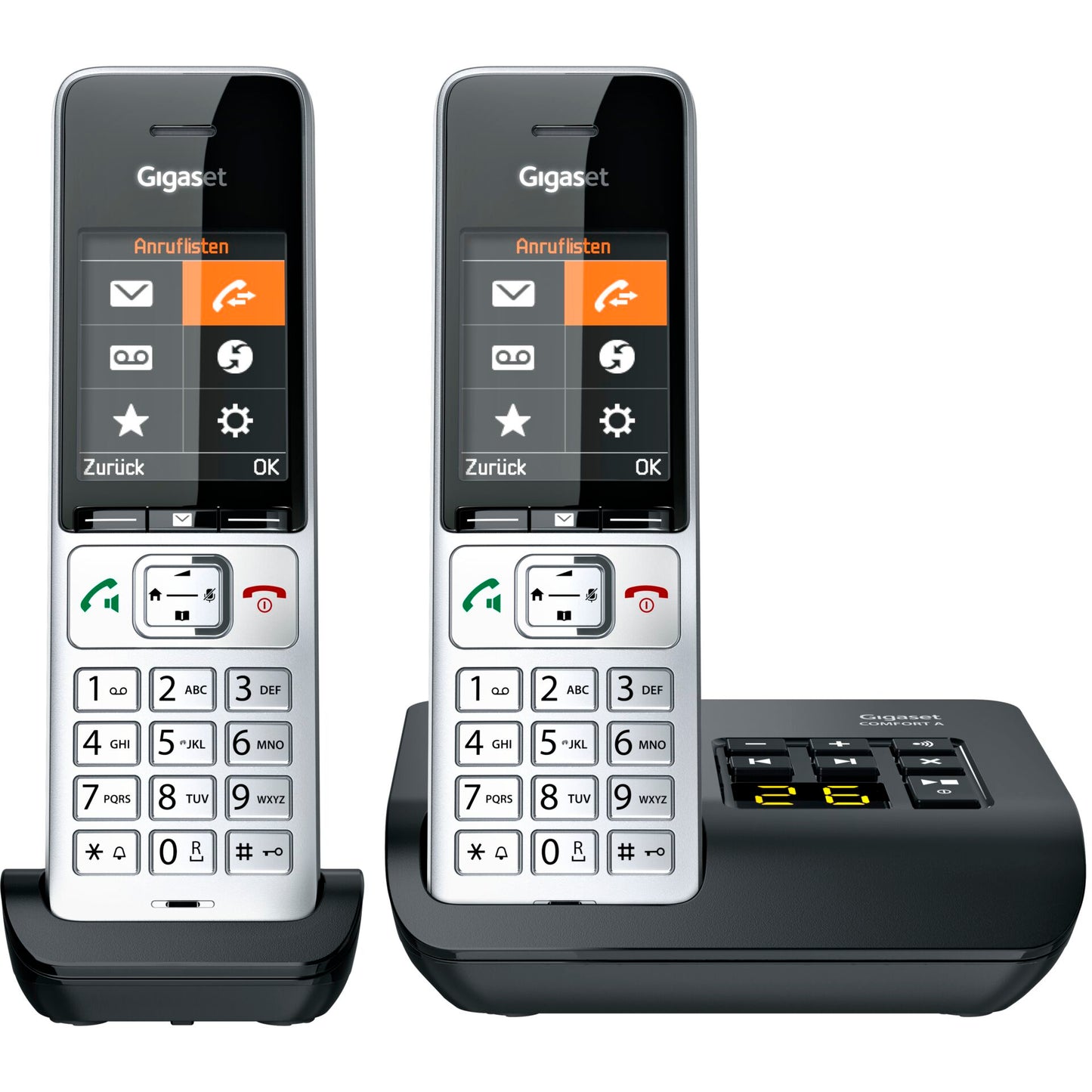 Gigaset COMFORT 500A duo silver-black