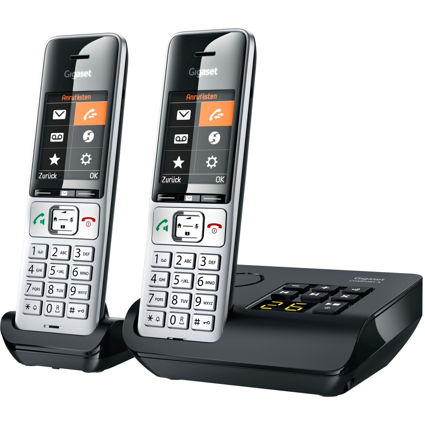 Gigaset COMFORT 500A duo silver-black