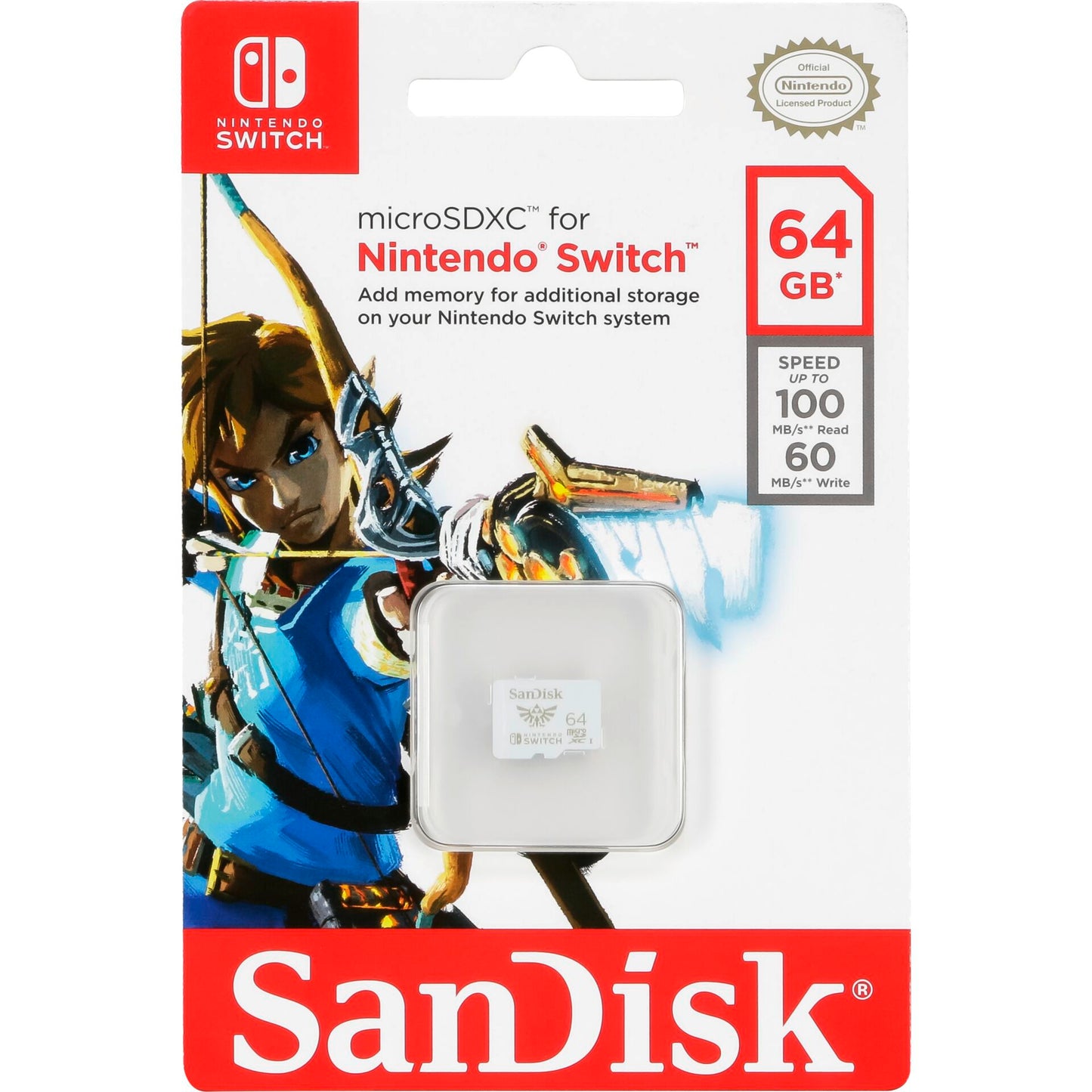 SanDisk microSDXC UHS-I 64GB Nintendo Switch