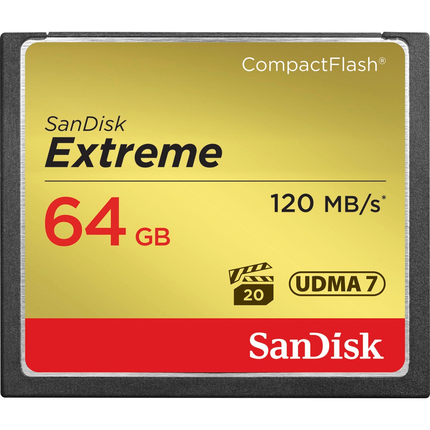 SanDisk Extreme CF 64GB 120MB/s UDMA7 SDCFXSB-064G-G46