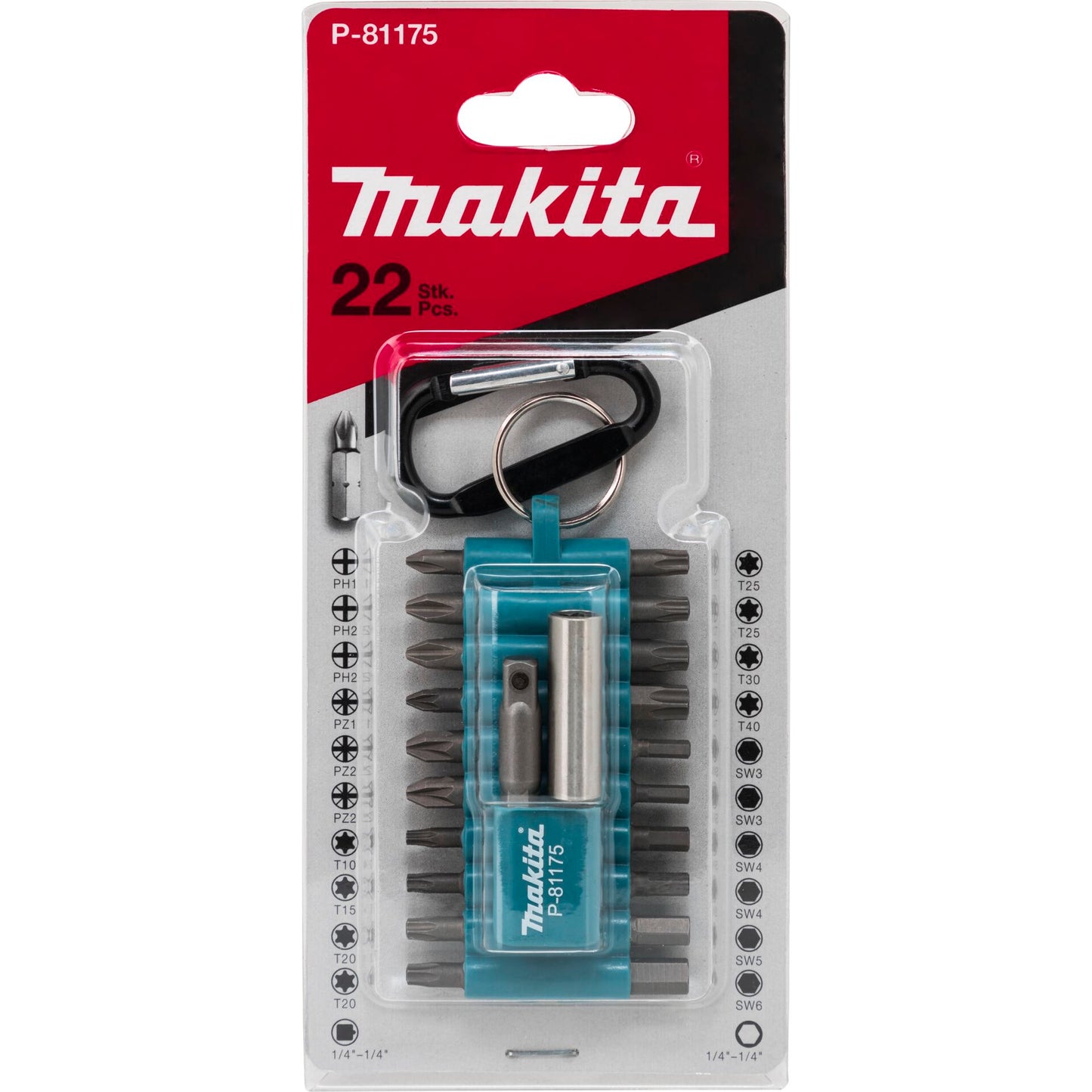 Makita P-81175 Bit-Box 22pcs.