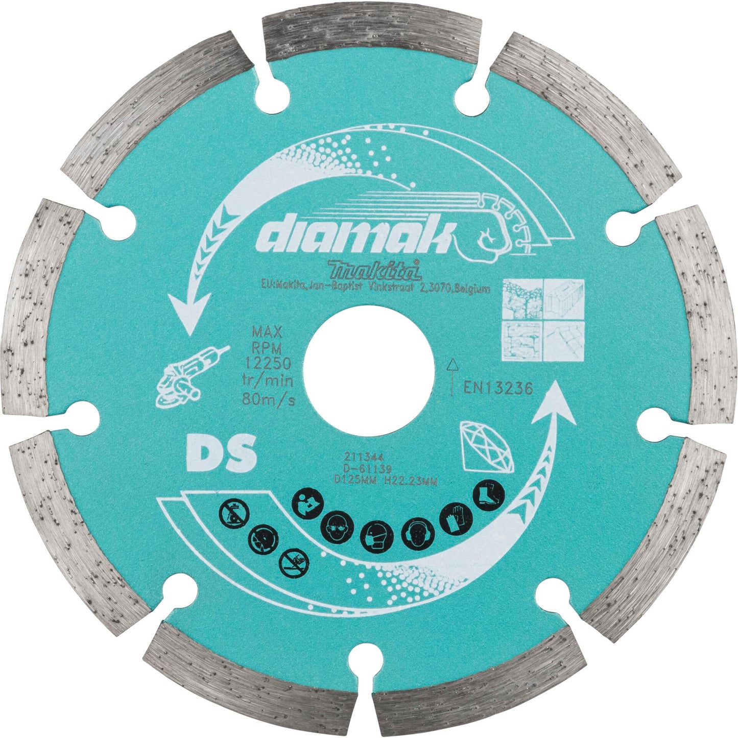 Makita D-61139        DIAMAK Diamond Wheel 125x22,23