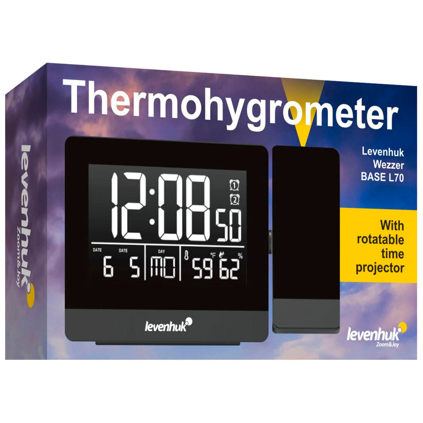 Levenhuk Wezzer BASE L70 Thermohygrometer with Projector