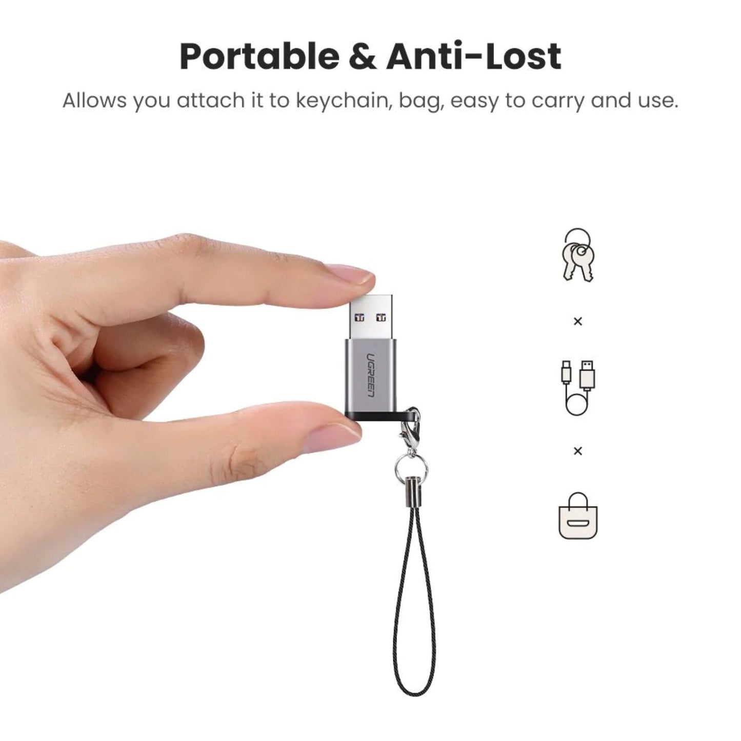 UGREEN USB-C to USB-A Converter