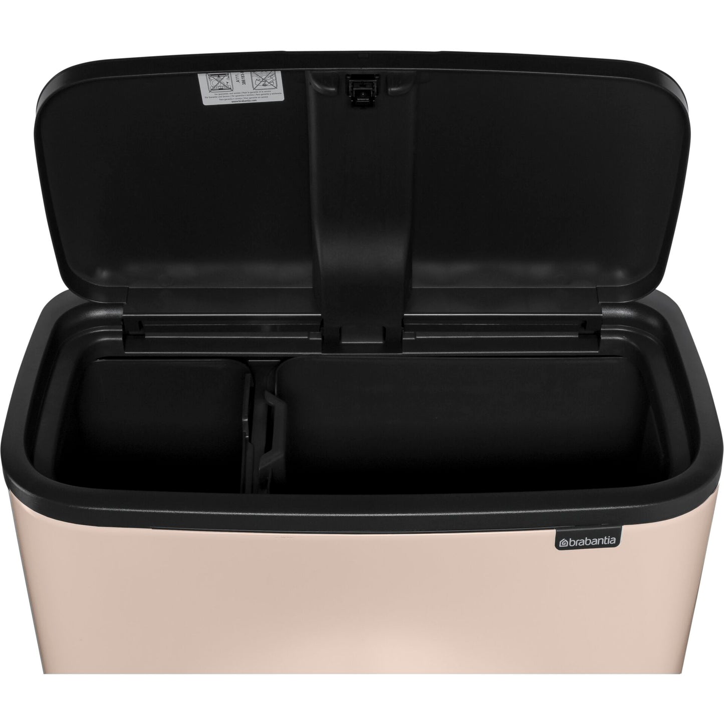 Brabantia Waste Bin Bo Touch Bin 11 + 23 L Soft Beige