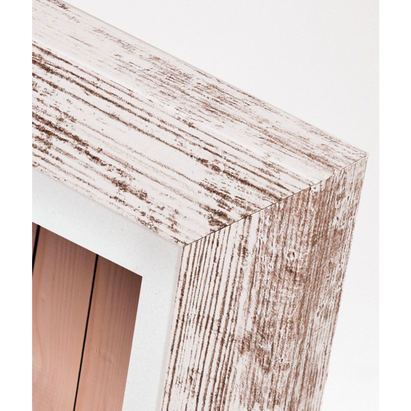 ZEP Nelson 6 white/brown 20x25 Wood Frame V21256
