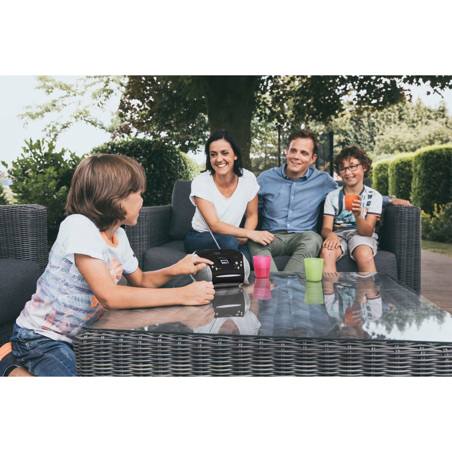 Lenco SCD-24 black/silver