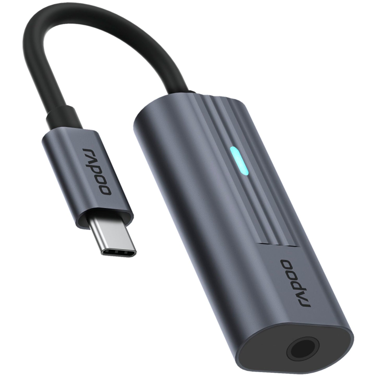 Rapoo USB-C Adapter grey USB-C to 3,5 mm Audio