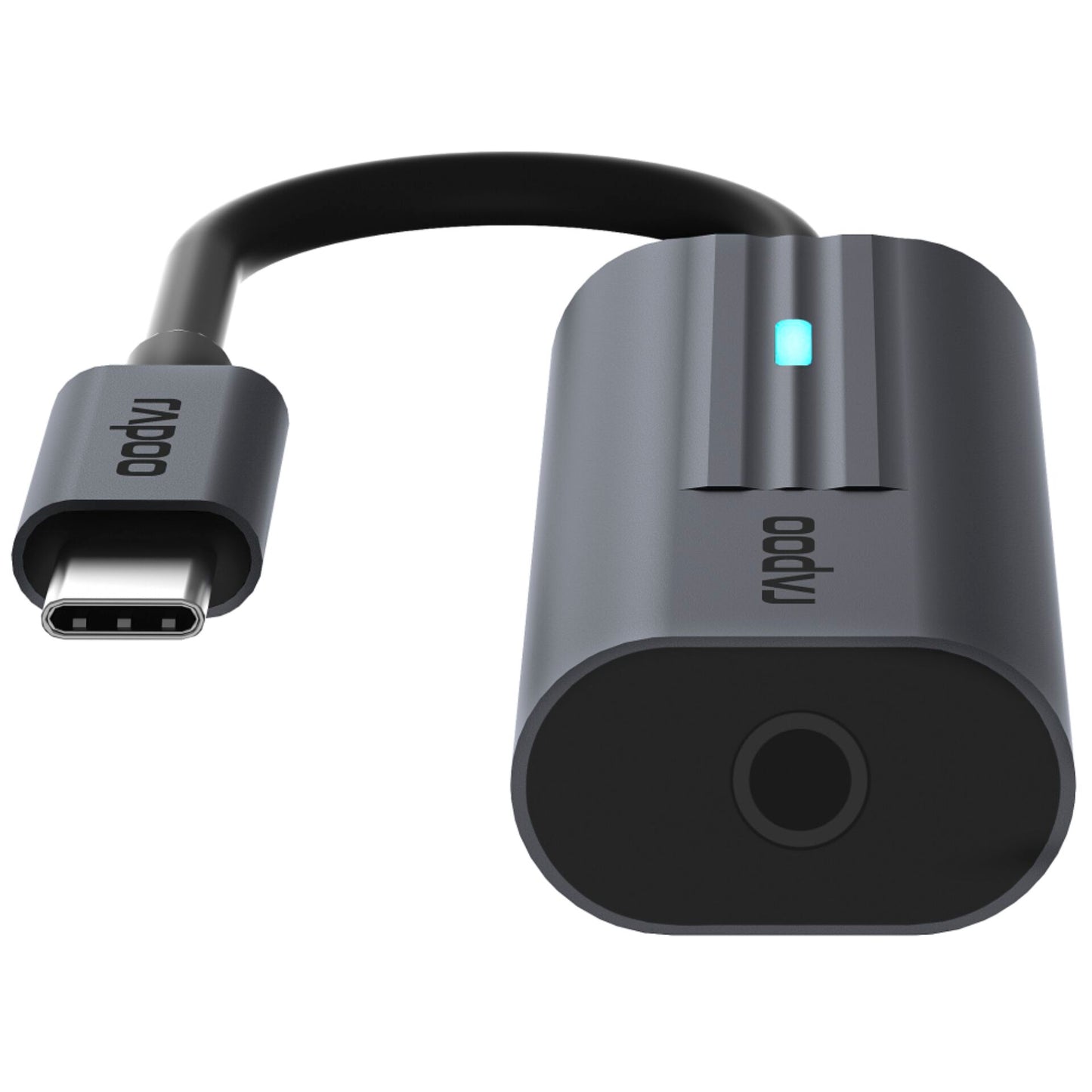 Rapoo USB-C Adapter grey USB-C to 3,5 mm Audio