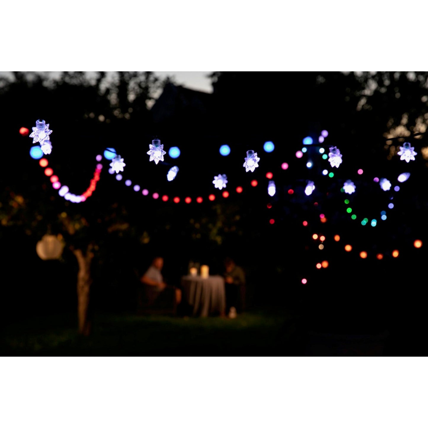 LBM 10m Smart Outdoor Light Chain - 50 x Stars