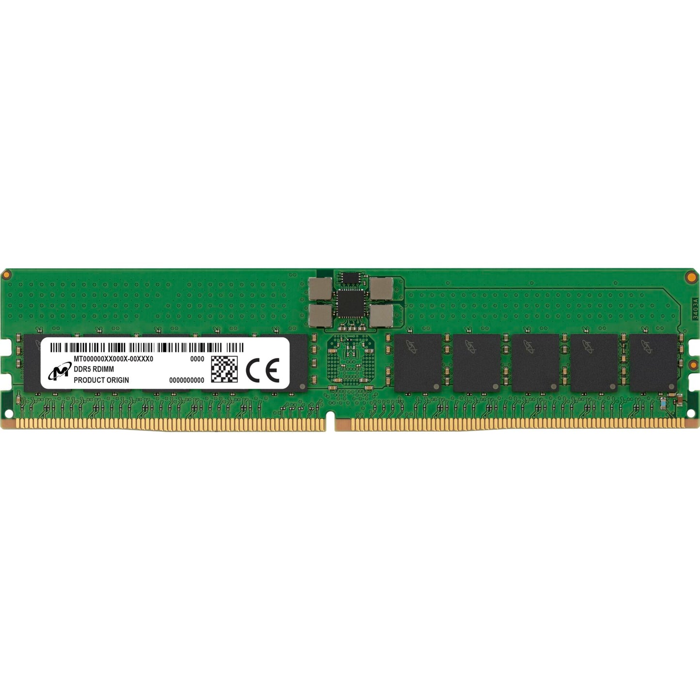 Micron DDR5 RDIMM 32GB 1Rx4 4800 CL40 PC5-38400 1.1V ECC