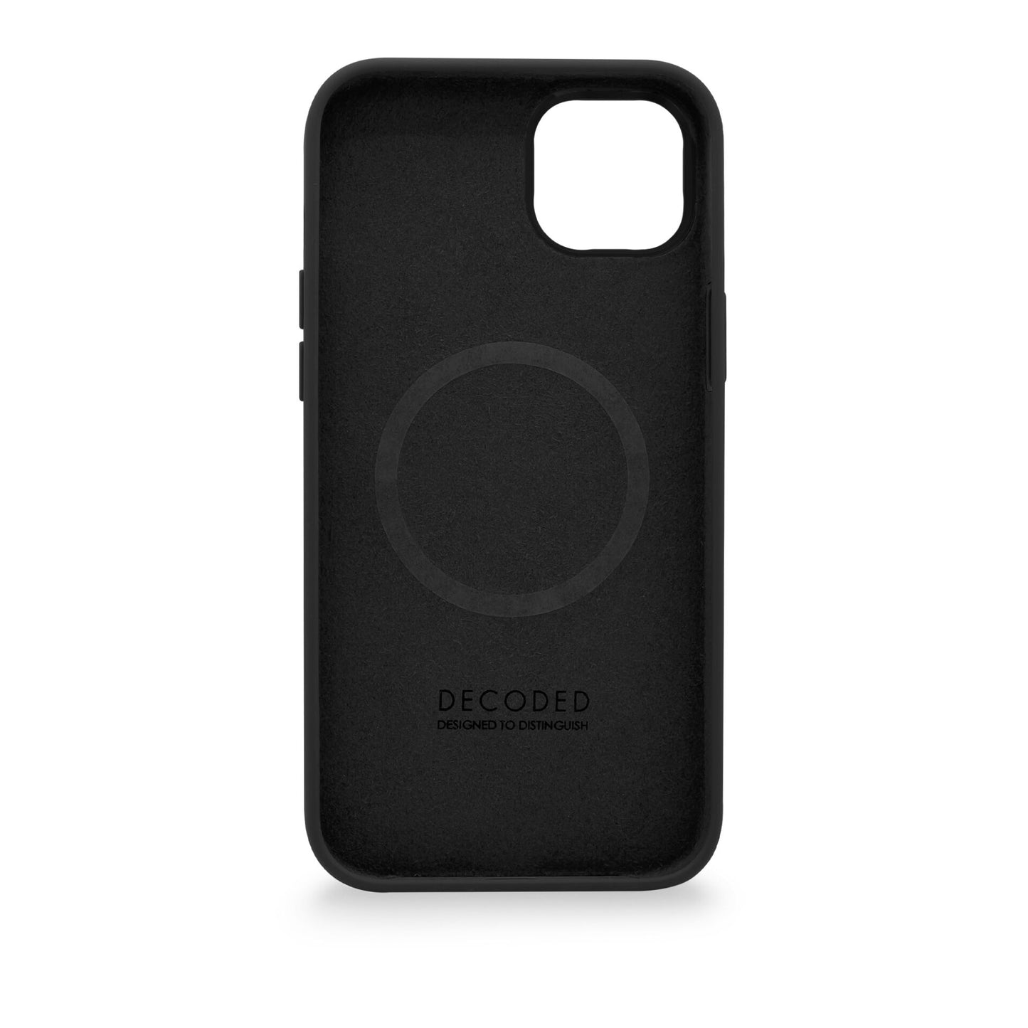 Decoded AntiMicrobial Silicone Backcover iPhone 14Plus Charcoal