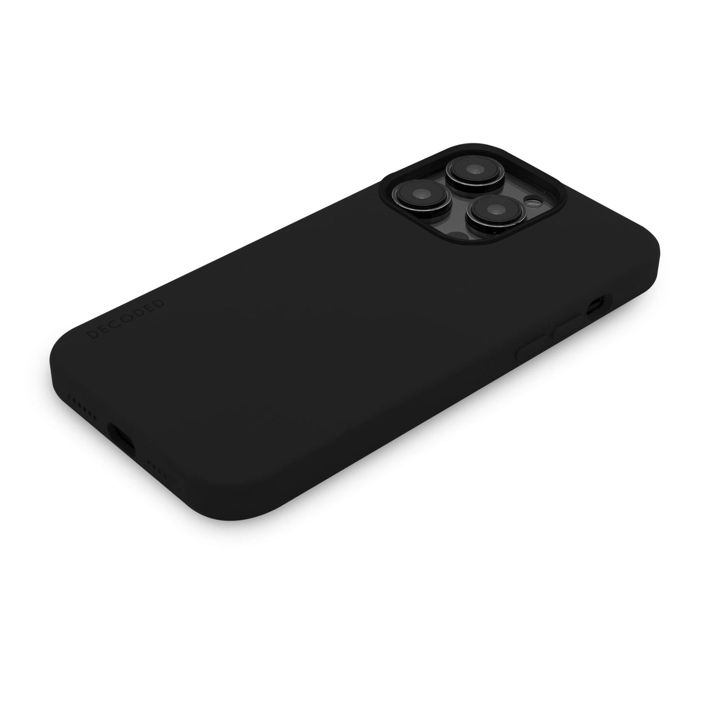 Decoded AntiMicrobial Silicone Backcover iP 14 Pro Max Charcoal