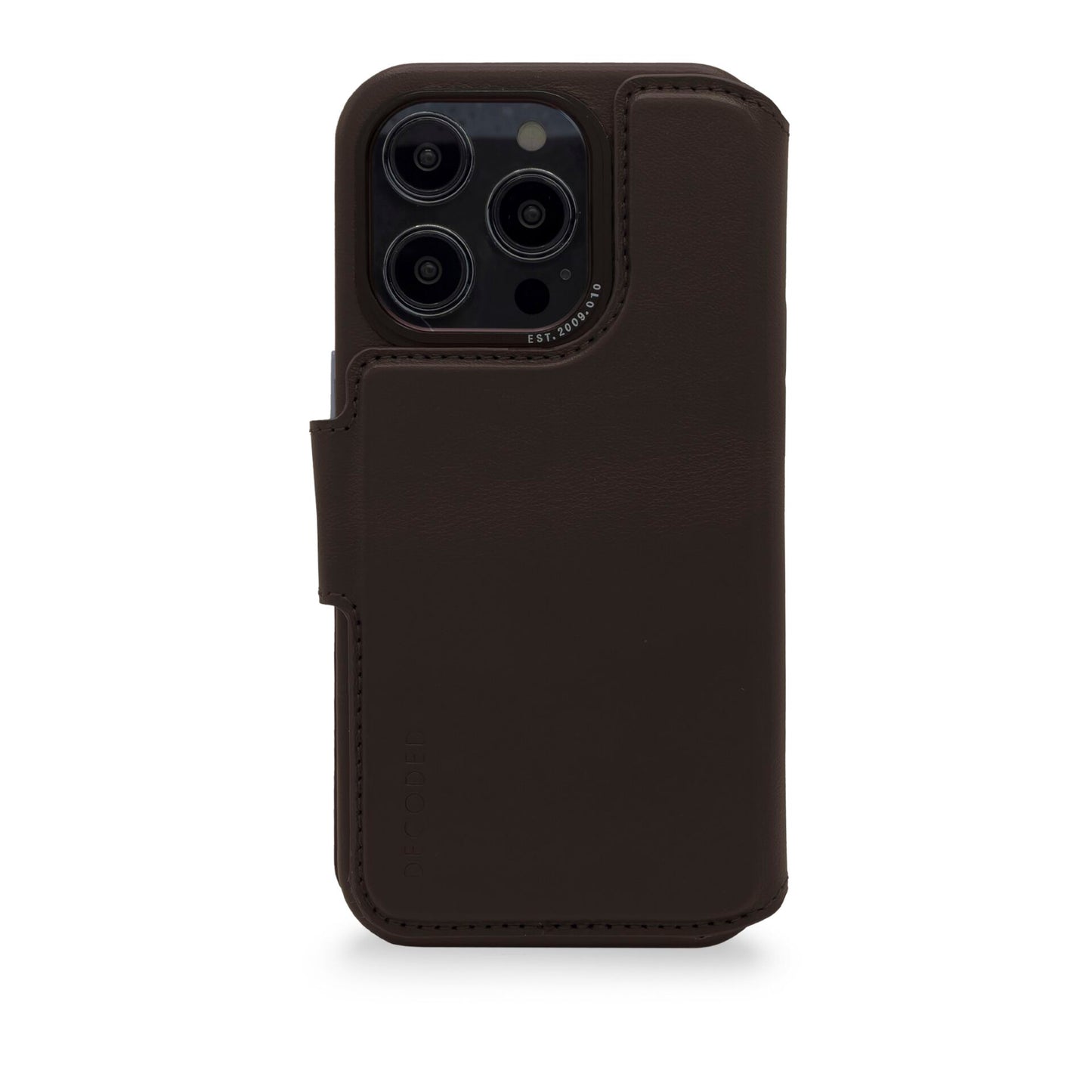 Decoded Leather Detachable Wallet iP 14 Pro Max Choc. Brown