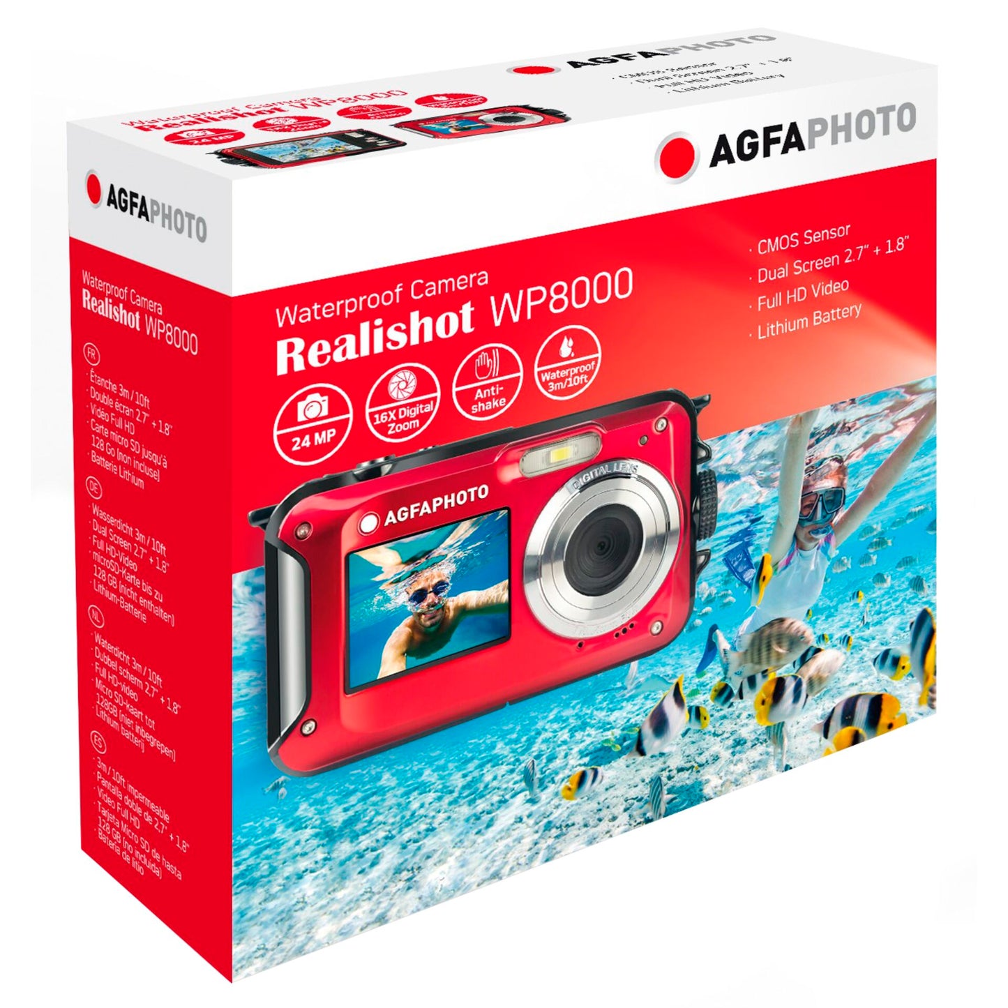 AgfaPhoto Realishot WP8000 red