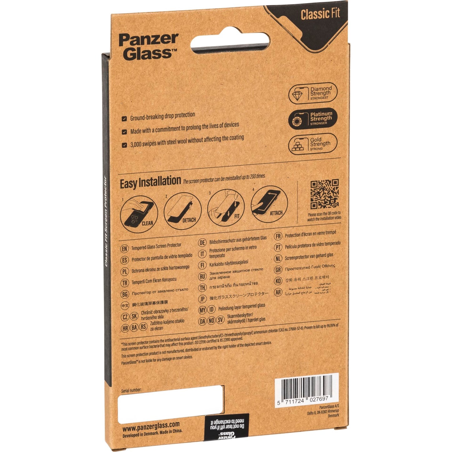 PanzerGlass Screen Protector Classic Fit iPhone 14 Plus