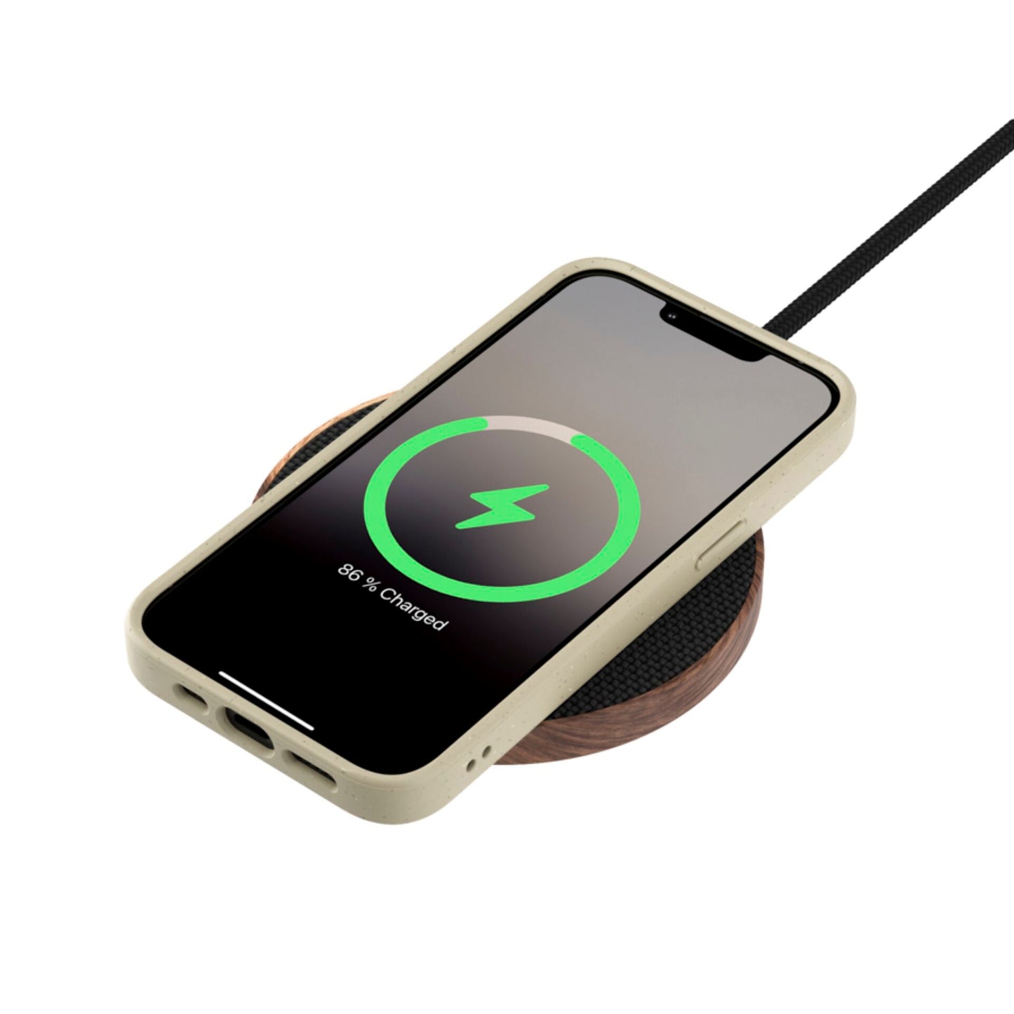 Woodcessories Clear Case MagSafe Offwhite iPhone 14