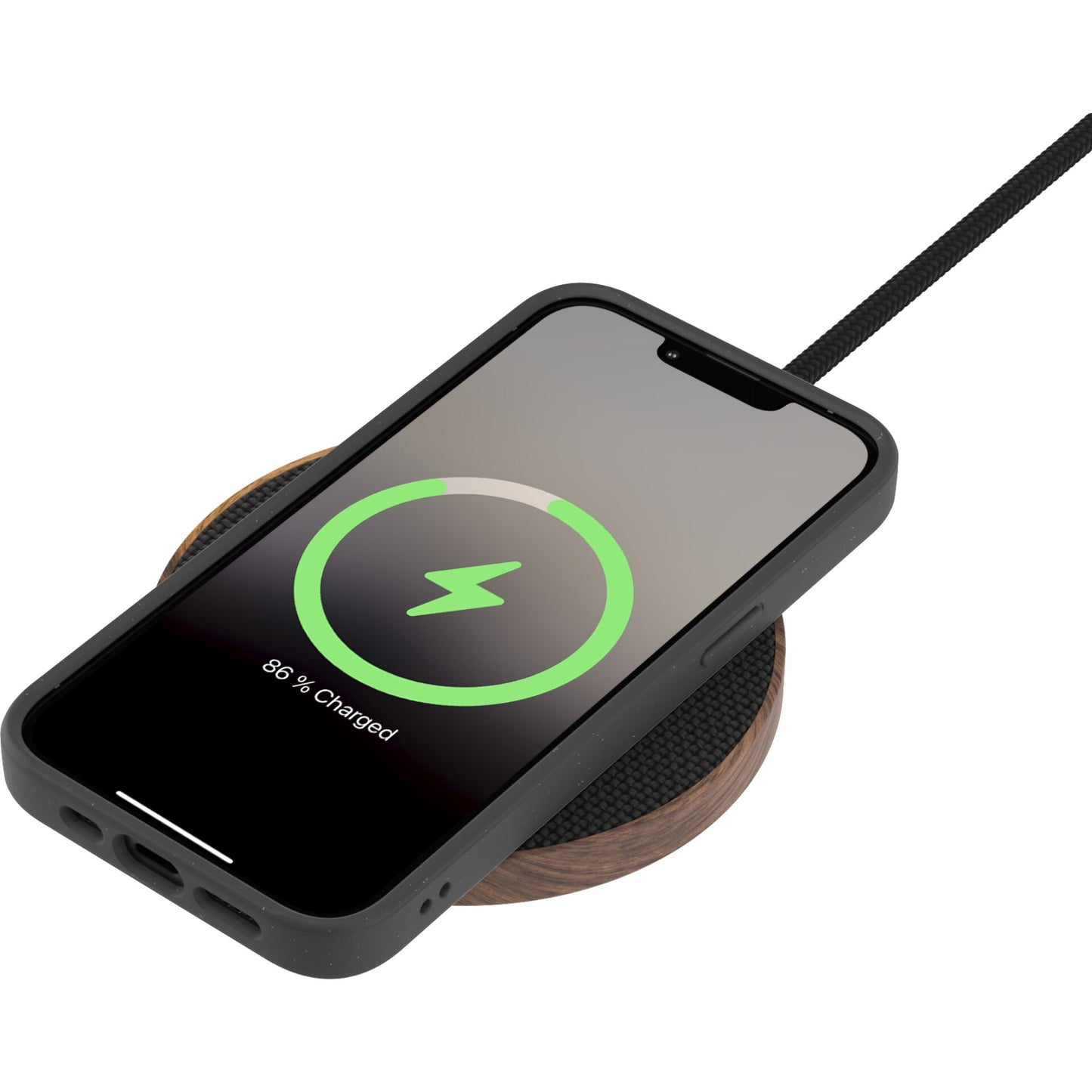 Woodcessories Clear Case MagSafe Black iPhone 14 Plus