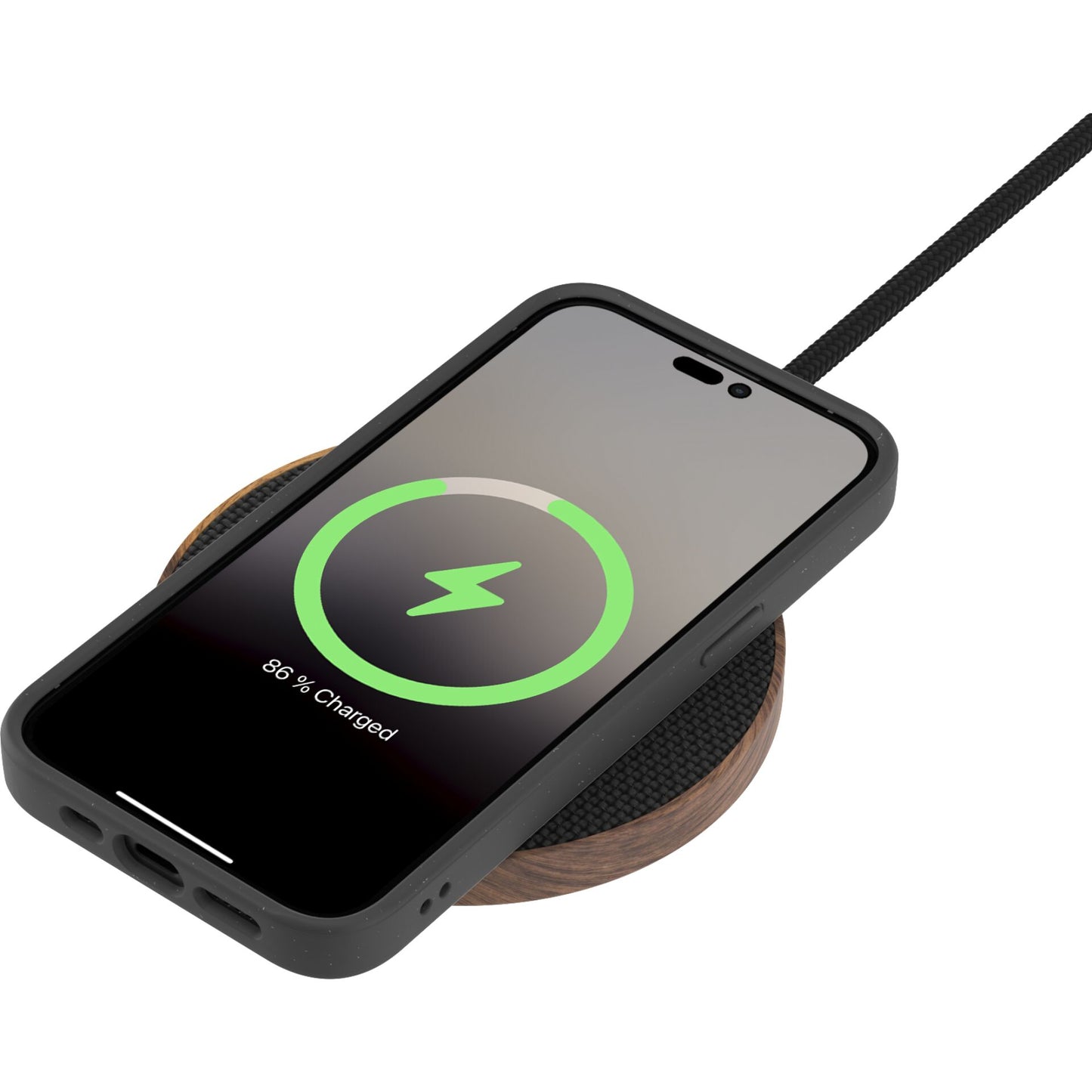 Woodcessories Clear Case MagSafe Matte Black iPhone 14 Pro Max