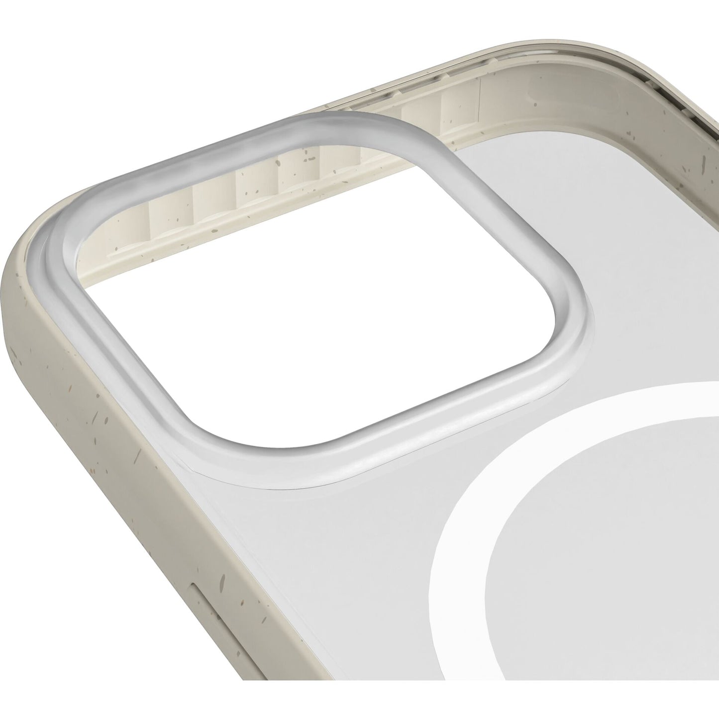 Woodcessories Clear Case MagSafe Offwhite iPhone 14 Pro Max