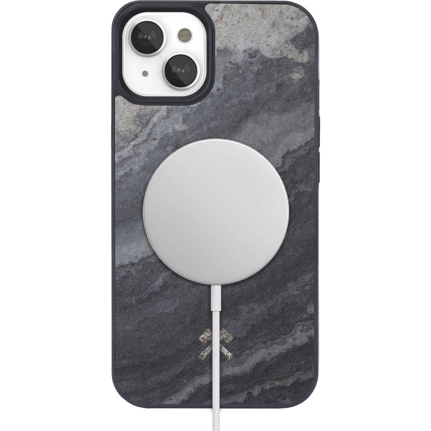Woodcessories Bumper Case MagSafe Camo Gray iPhone 14 Plus