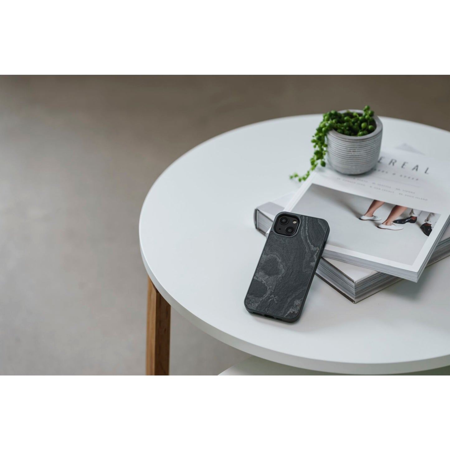 Woodcessories Bumper Case MagSafe Camo Gray iPhone 14 Plus