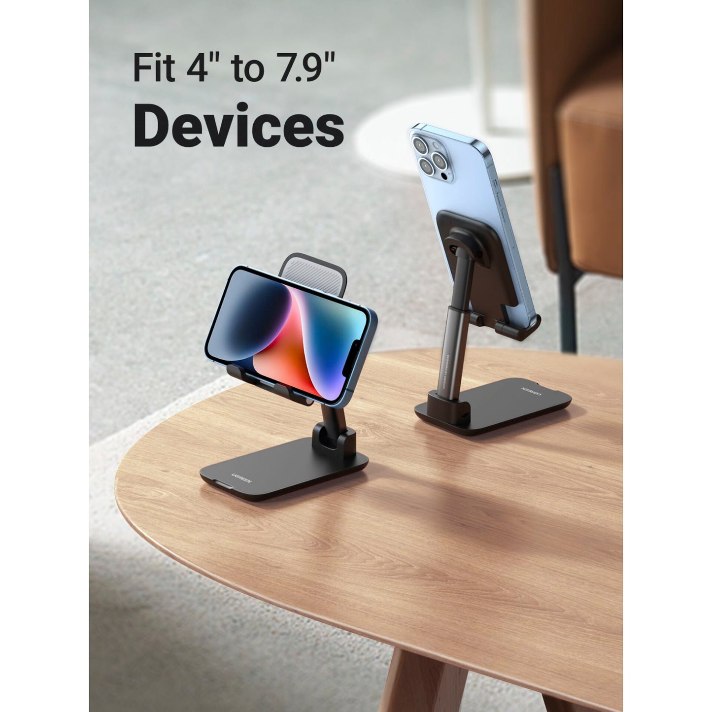 UGREEN Foldable Multi-Angle Phone Desktop Stand Black