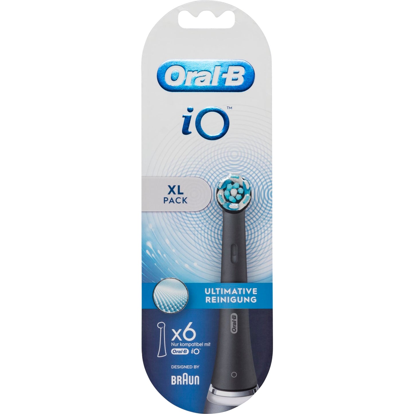 Oral-B iO Toothbrush heads Ultimate Cleaning BLACK 6er