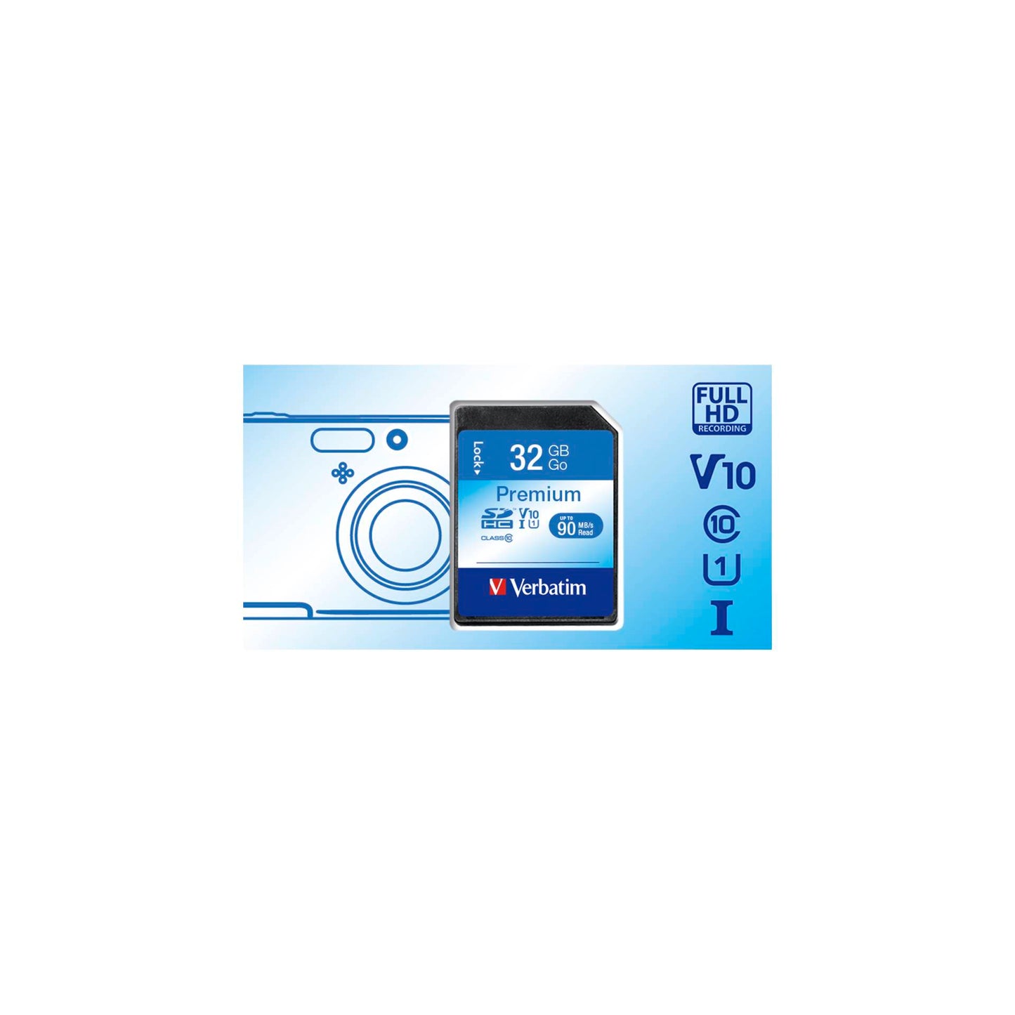 Verbatim SDHC Card 32GB Class 10