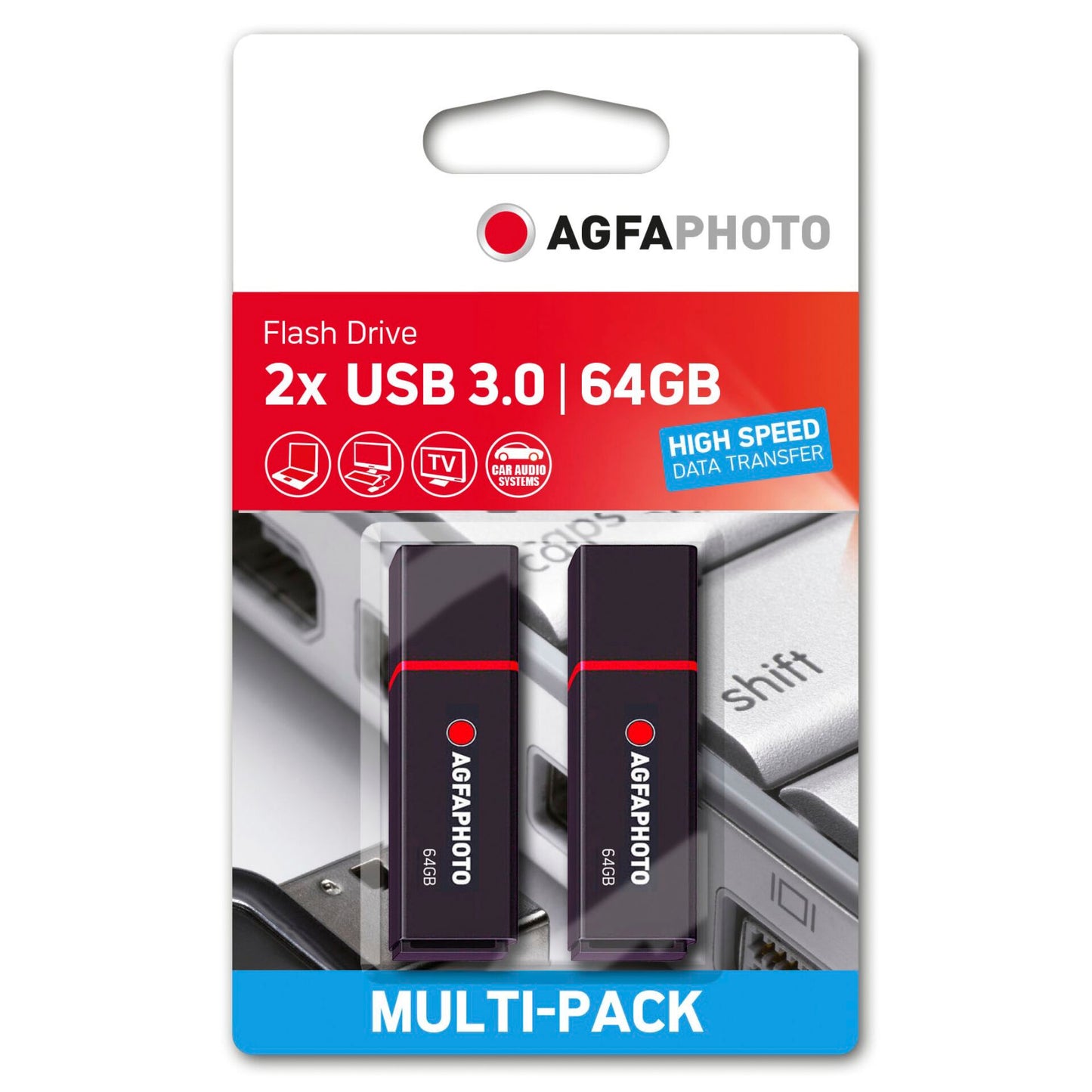 AgfaPhoto USB 3.0 64GB black MP2