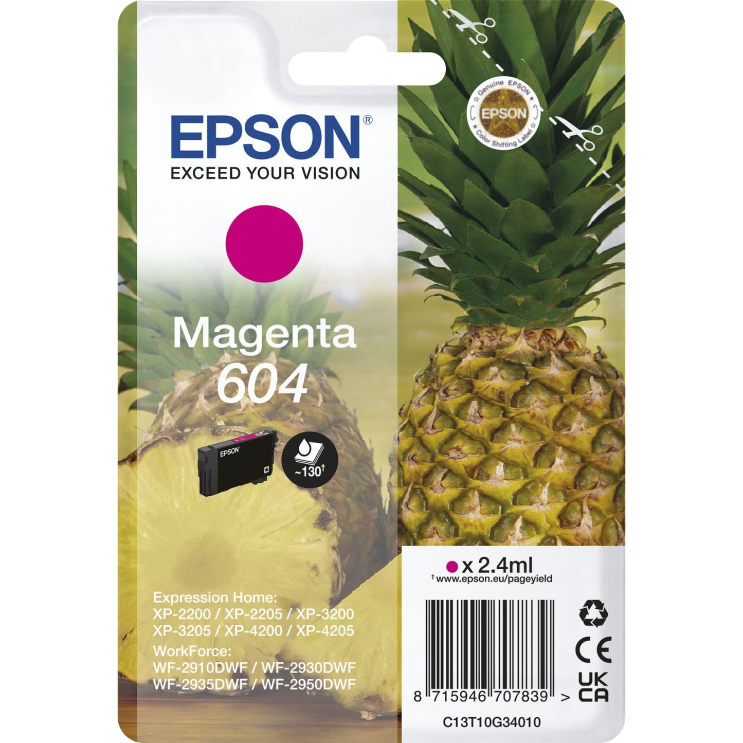 Epson ink cartridge magenta 604 T 10G3