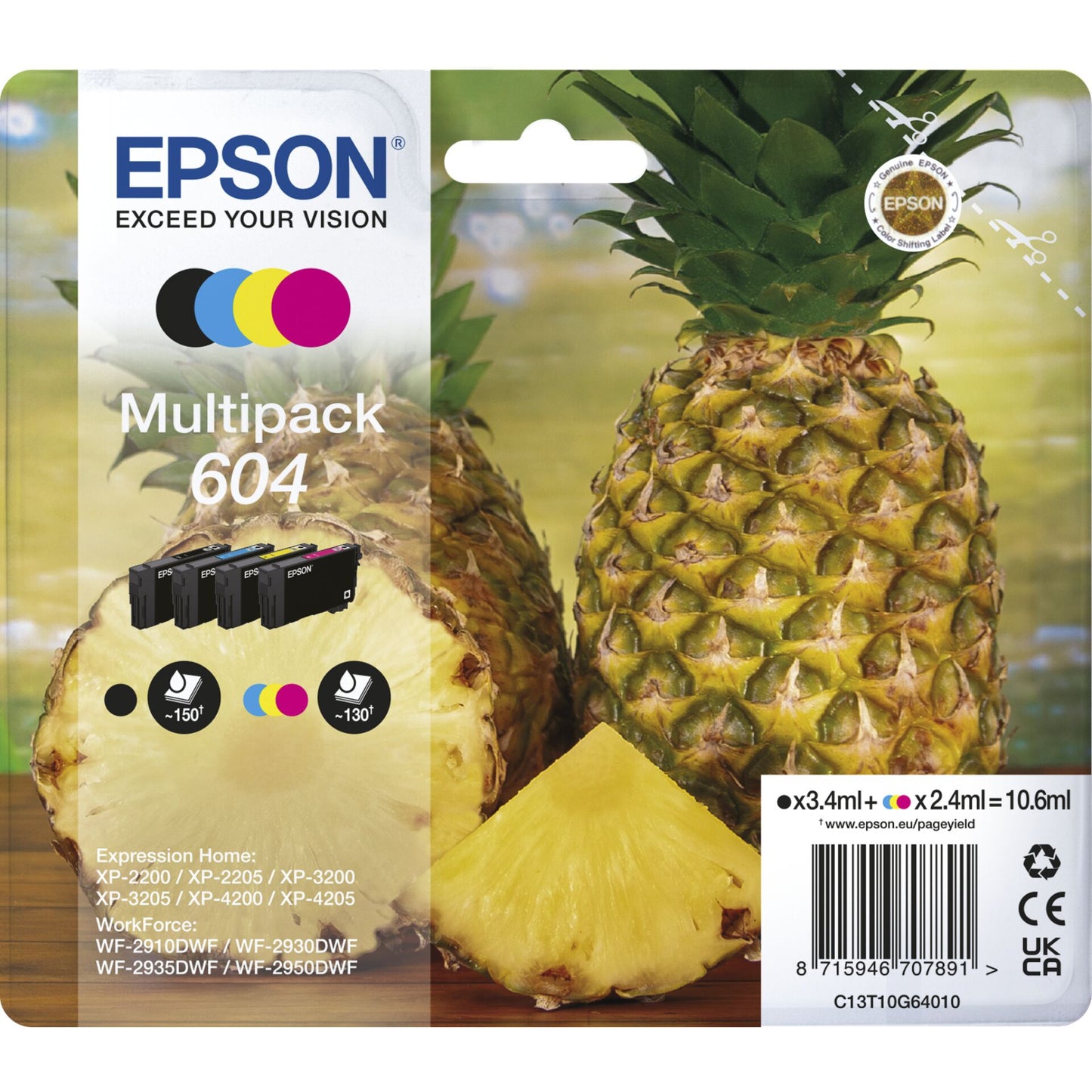 Epson Multipack 4-Colours 604 T 10G6