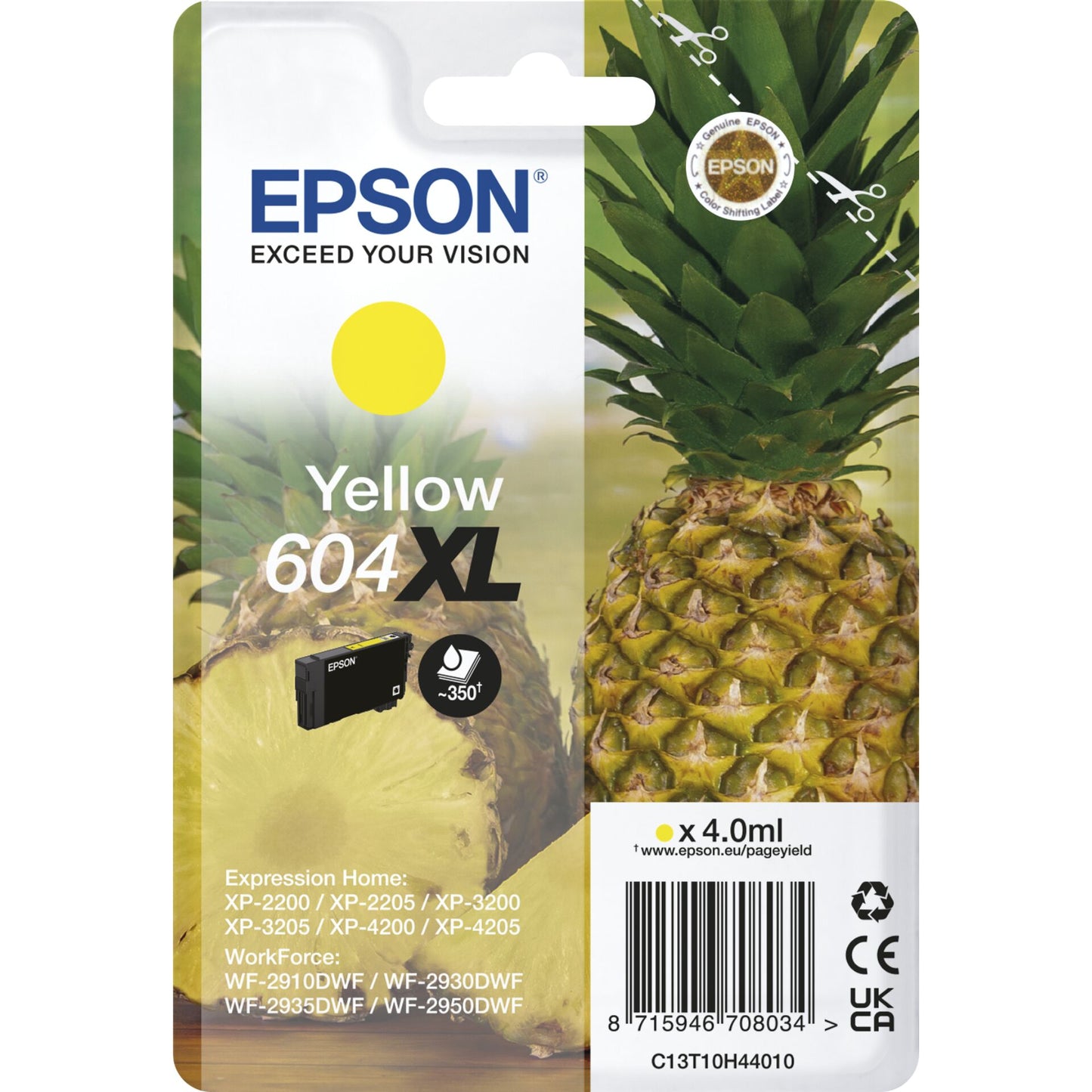 Epson ink cartridge yellow 604 XL T 10H4