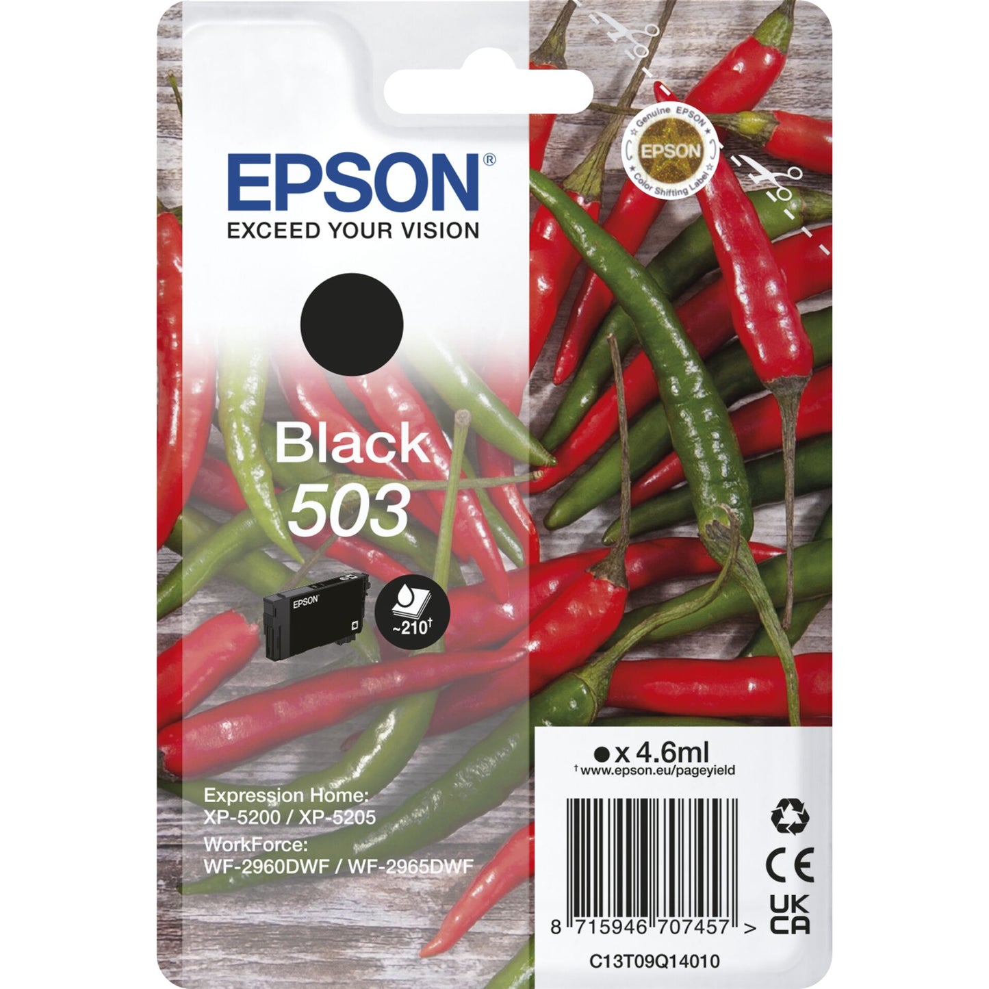 Epson ink cartridge black 503 T 09Q1