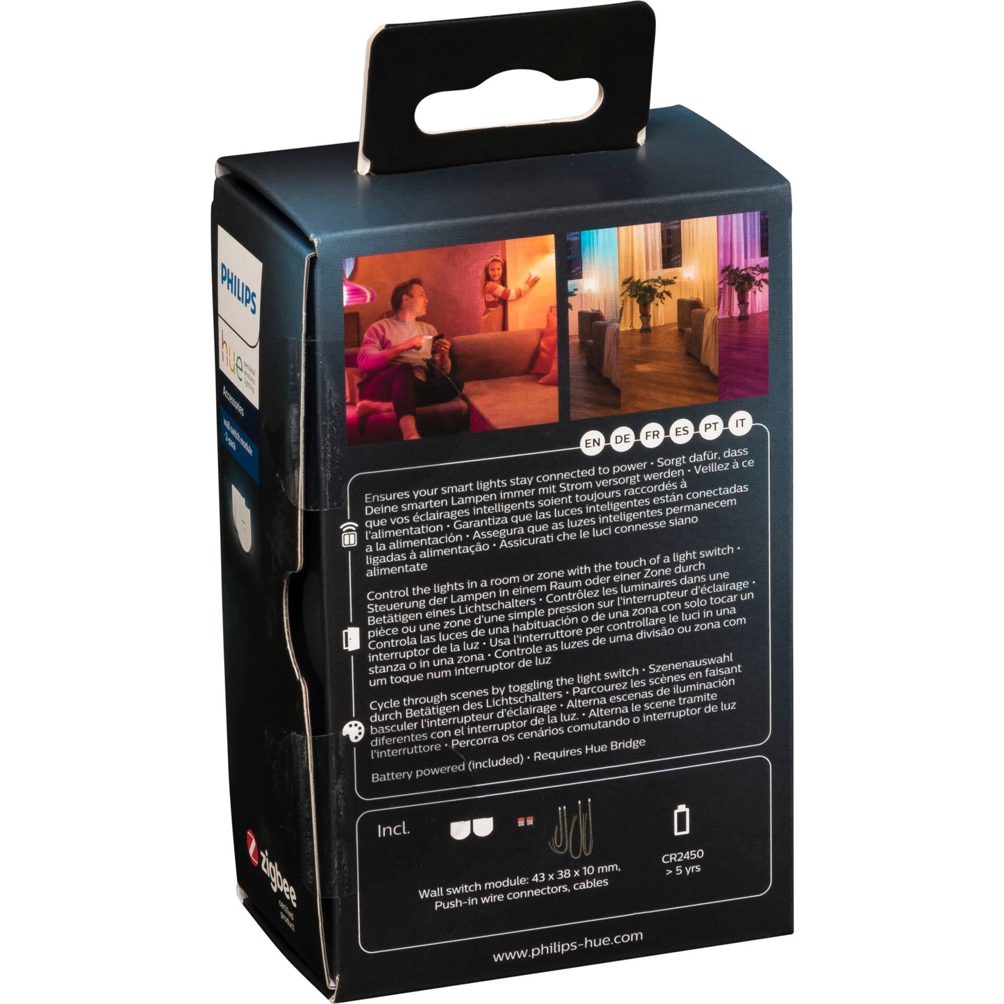 Philips Hue Wall Switch Module Twin Pack