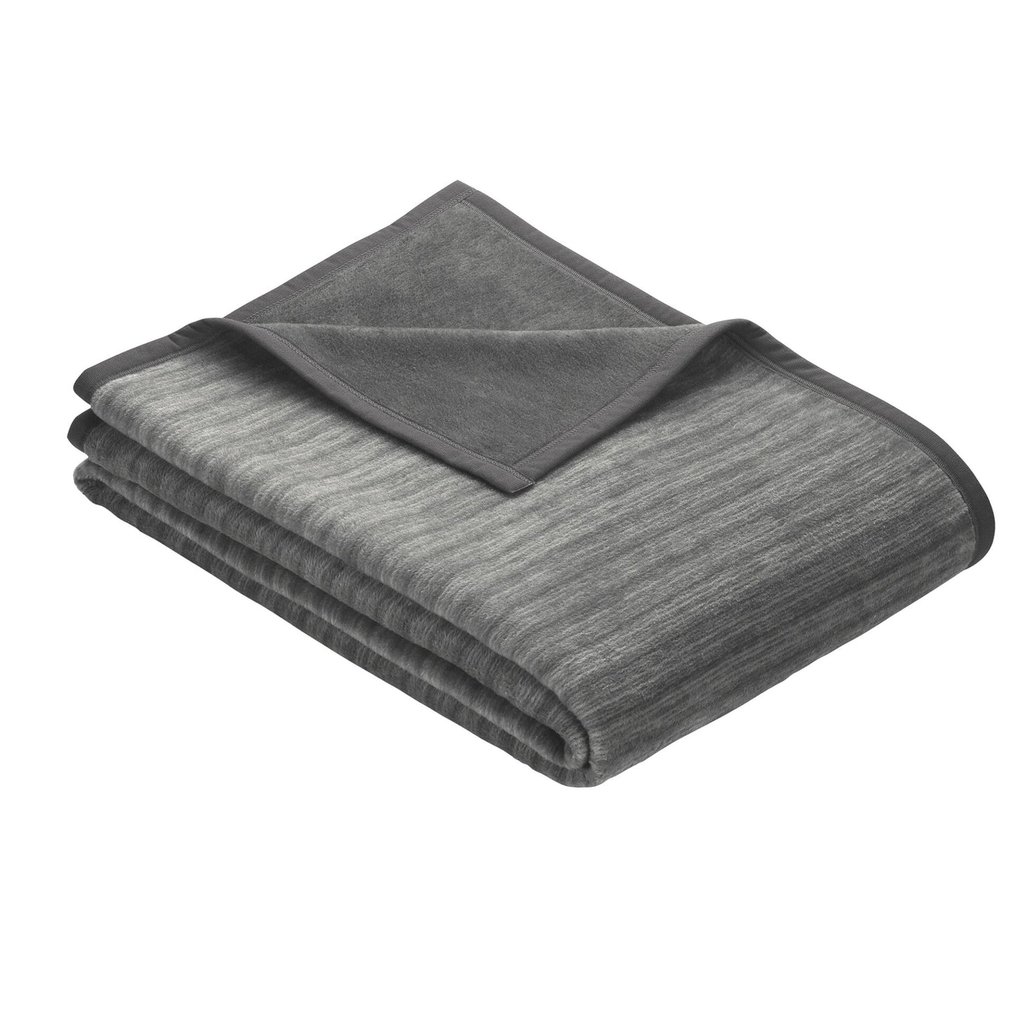Ibena Jacquard Blanket Fano anthracite 800, 150x200