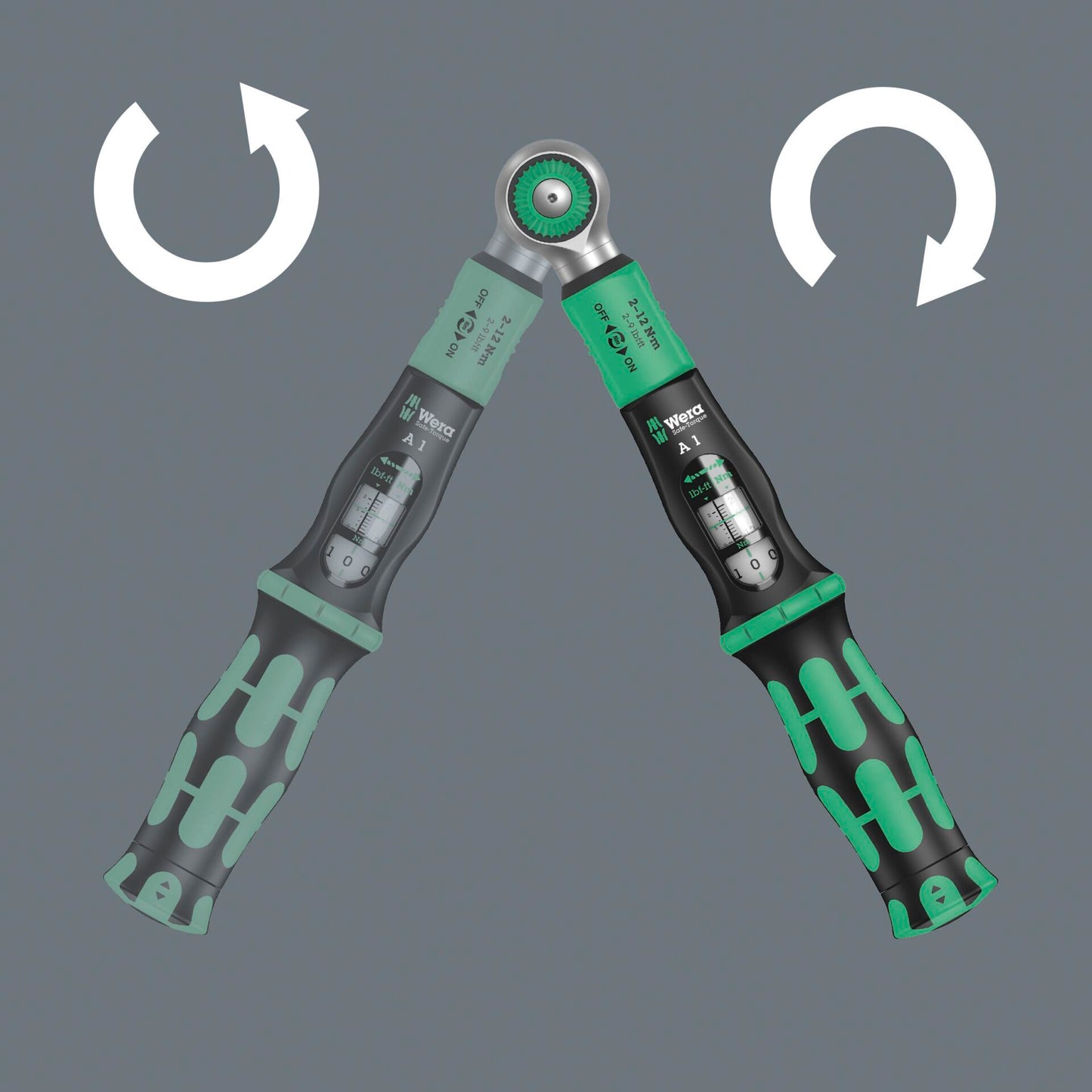 Wera Safe-Torque A 1 Set 1 1/4 Square, 2-12 Nm