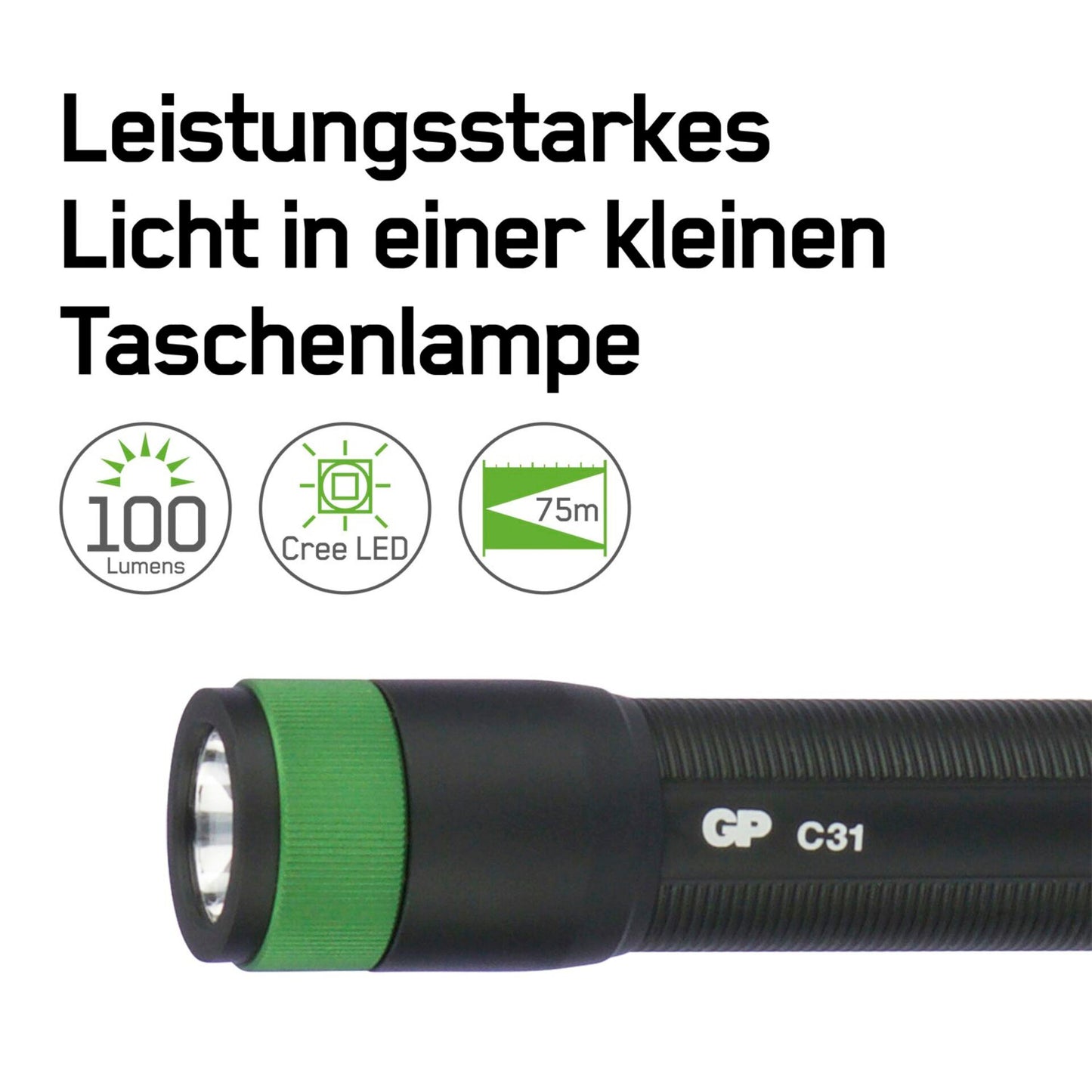 GP Torch C31X 100 Lumen 1 x AA 260GPACT0C31X000