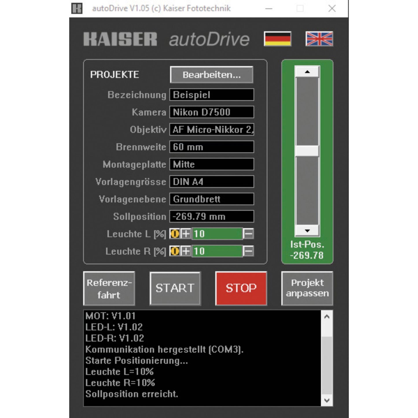 Kaiser Repro Tripod RSDmot 1.8