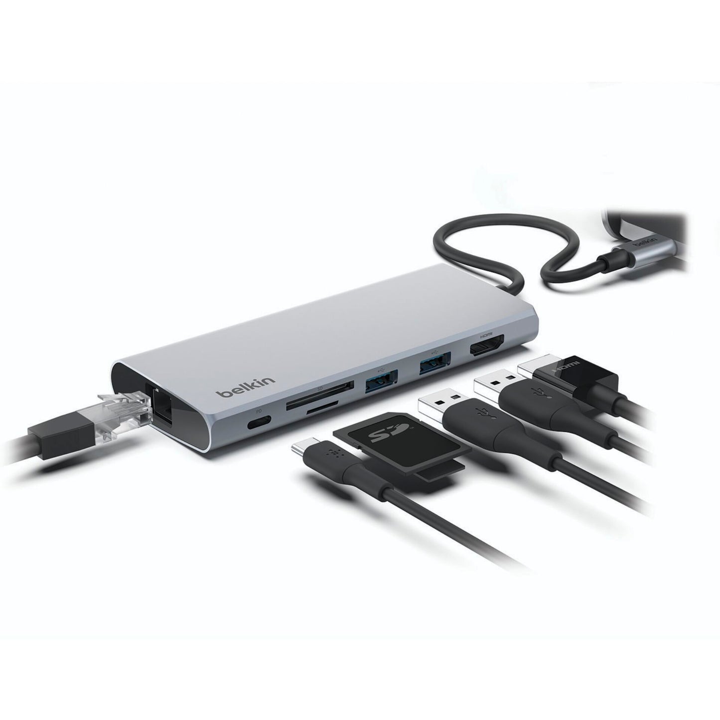 Belkin CONNECT USB-C 6-in-1 Multiport-Hub 100W INC009btSGY