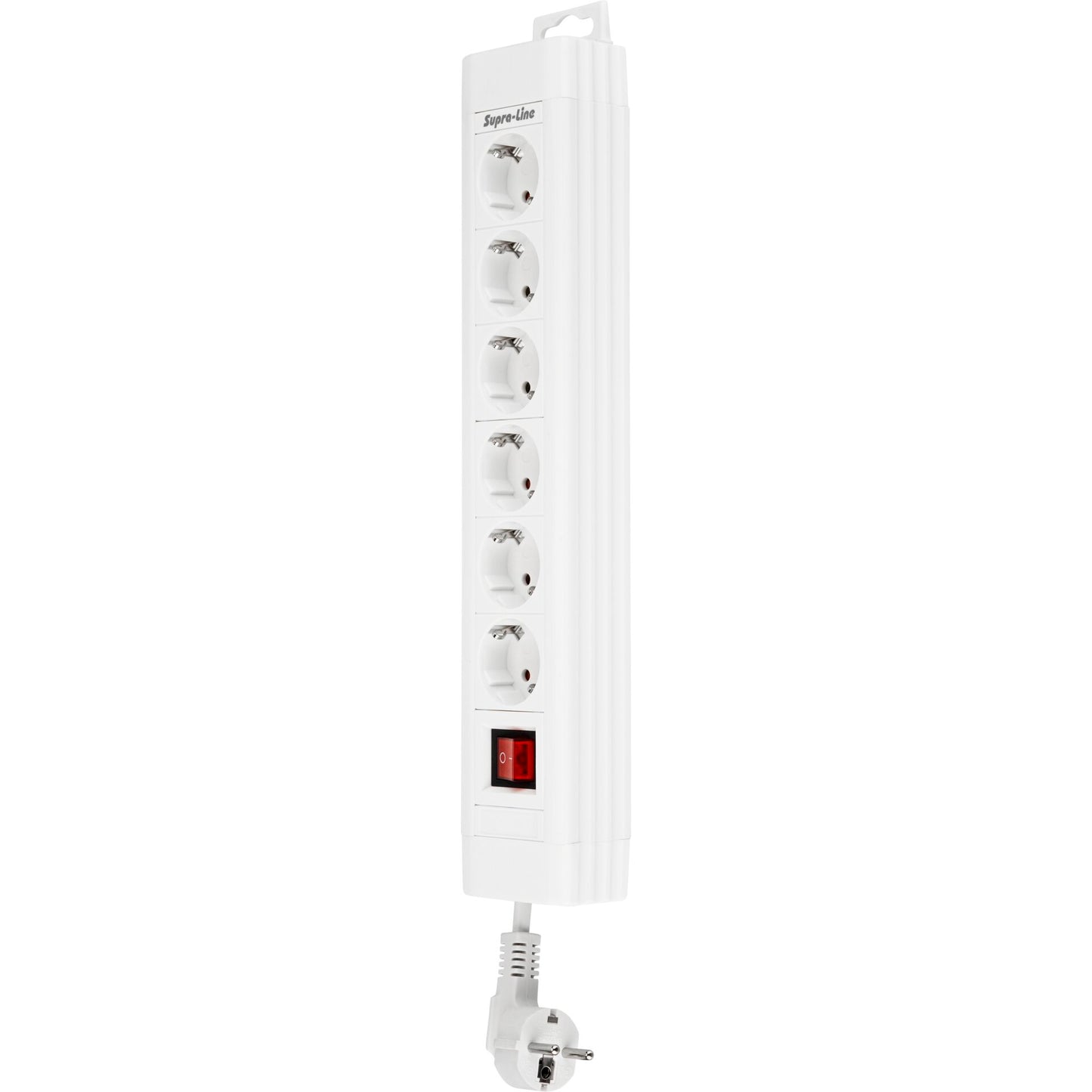 REV Outlet Strip 6-fold 2,4m Supraline w. switch white