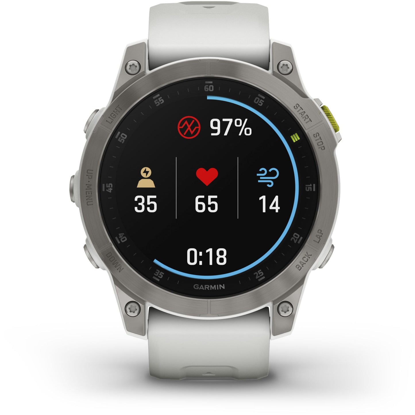 Garmin EPIX (Gen 2) snow white/titanium Titan
