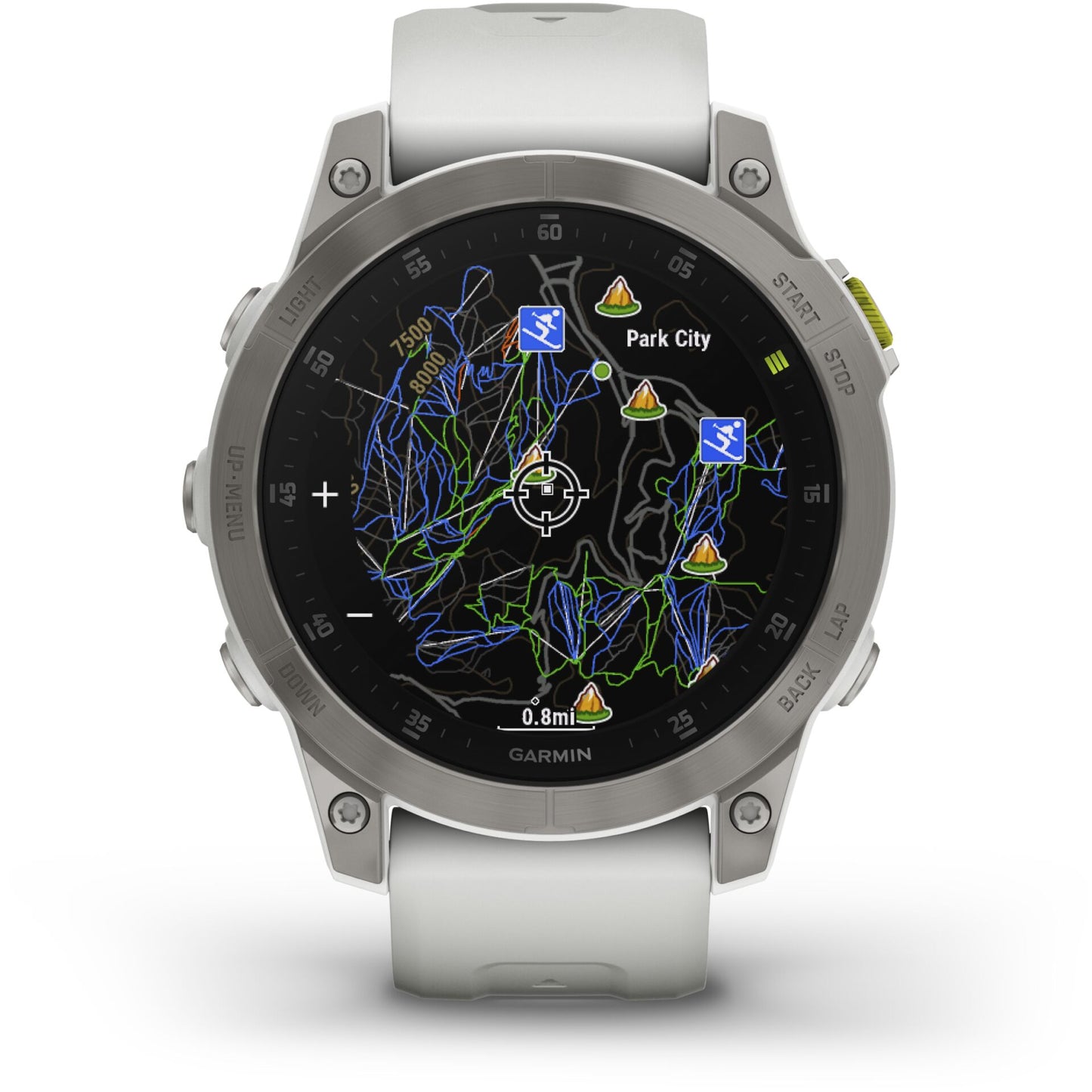 Garmin EPIX (Gen 2) snow white/titanium Titan