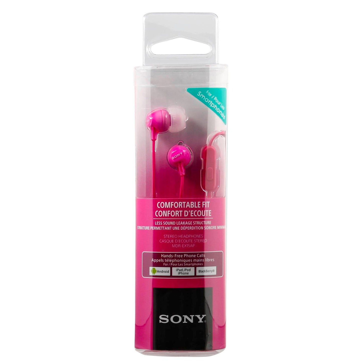 Sony MDR-EX15APPI Pink